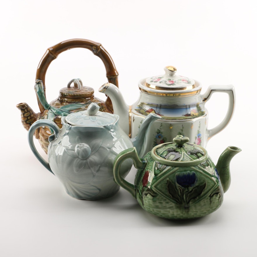 Ceramic Teapots Including Vintage Shenango China