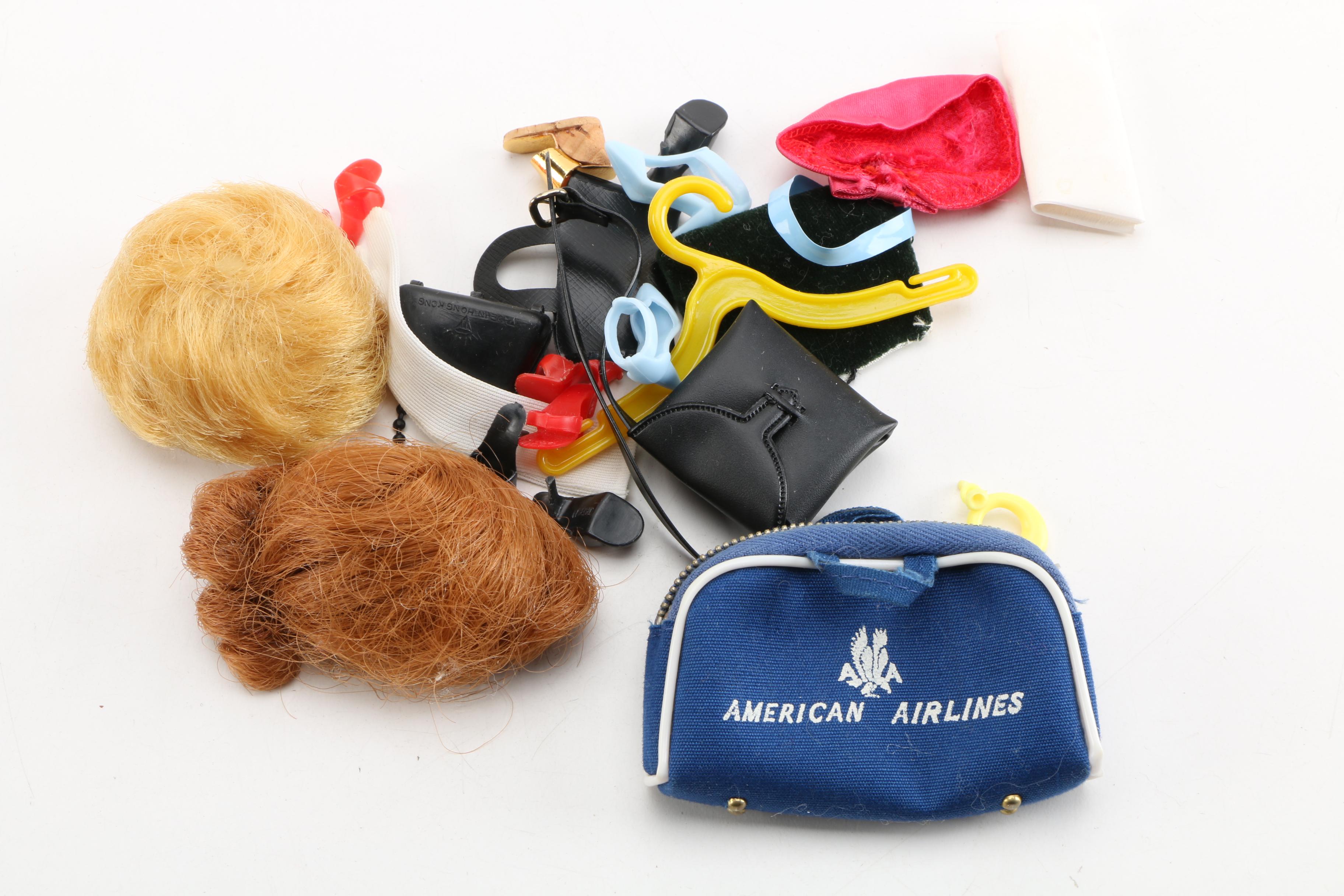 1960s "Fashion Queen" Barbie with 1962 Ponytail Case and Clothing