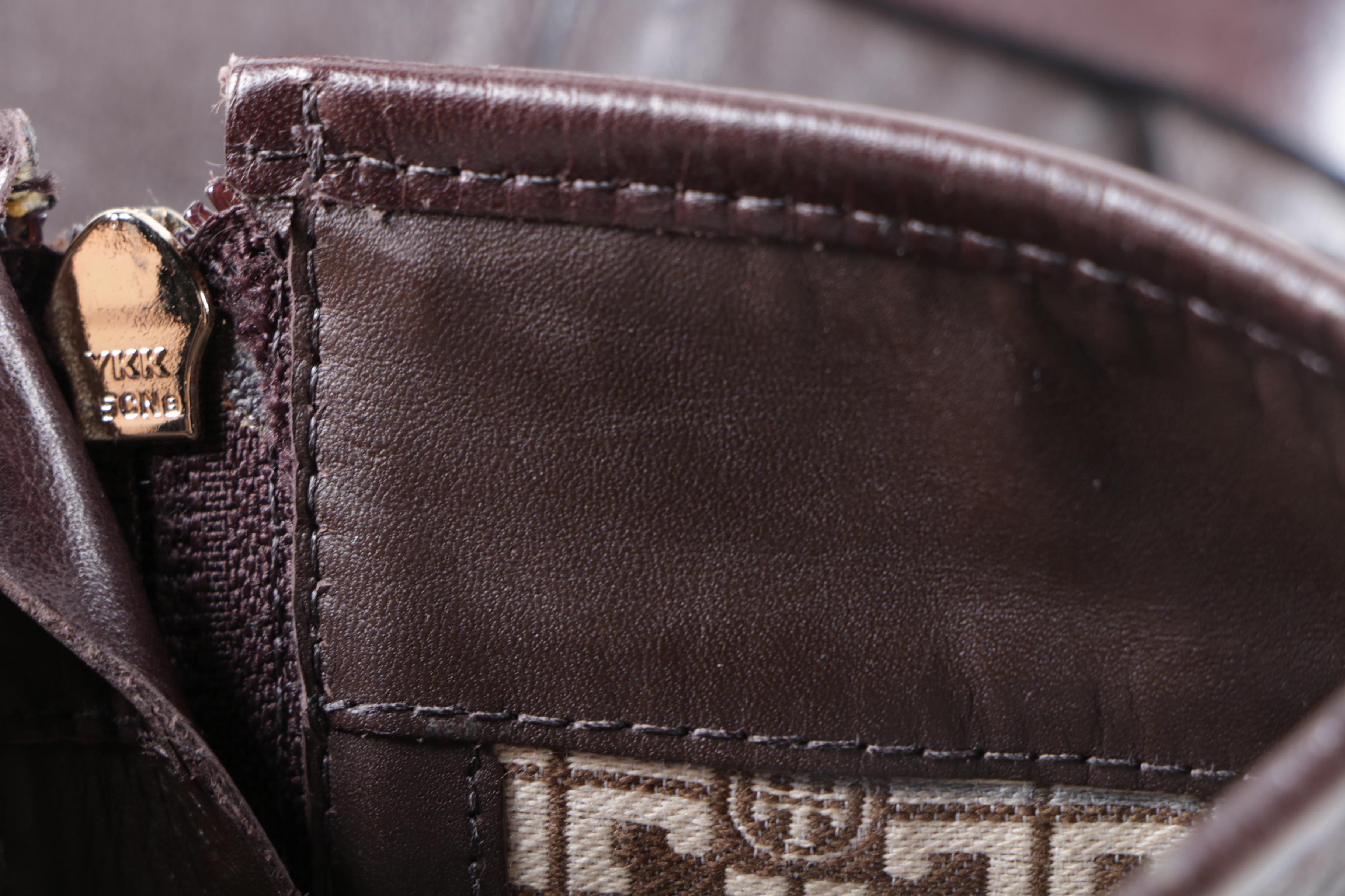 Tory Burch Leona Brown Leather Boots with Side Pocket