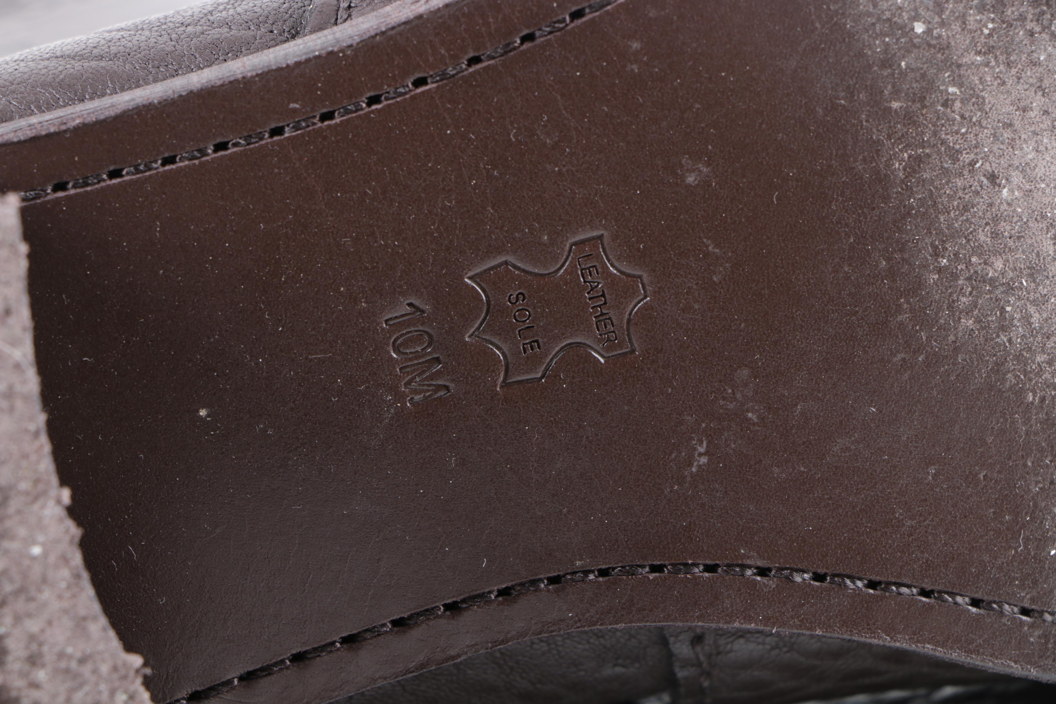 Tory Burch Leona Brown Leather Boots with Side Pocket