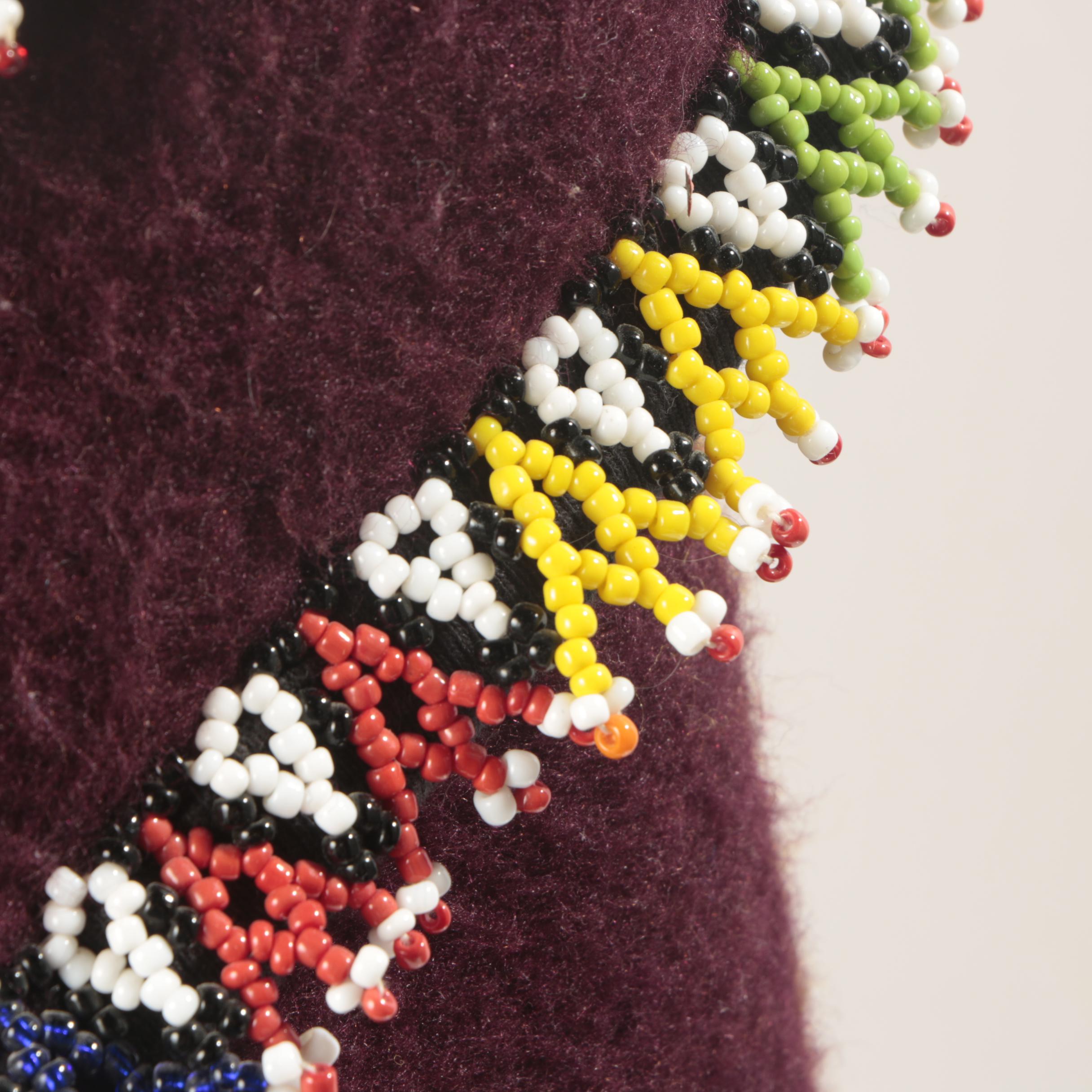 Ndebele Style Beaded Figure From South Africa