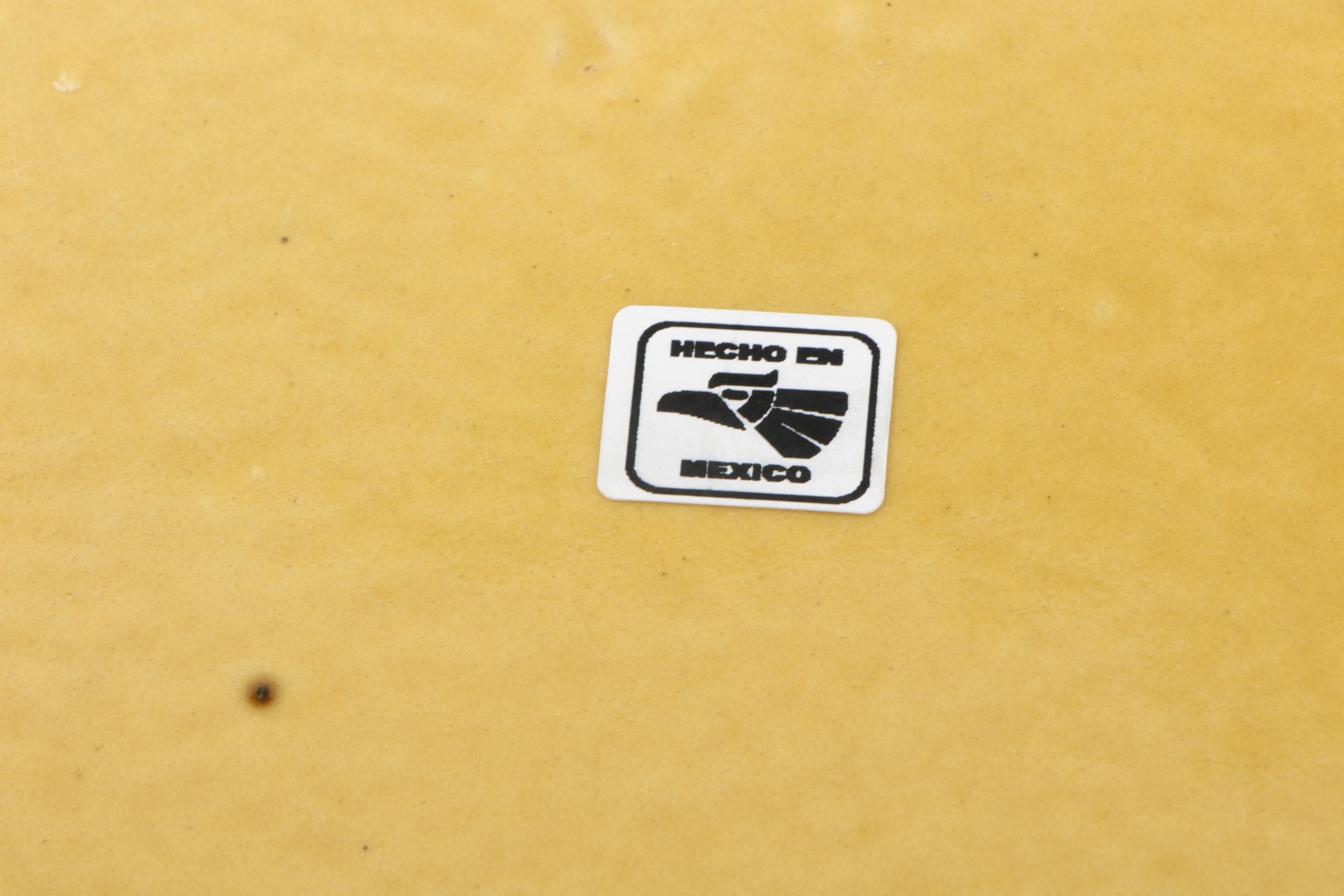 Mexican Ceramic Cake Stand and Serving Plate