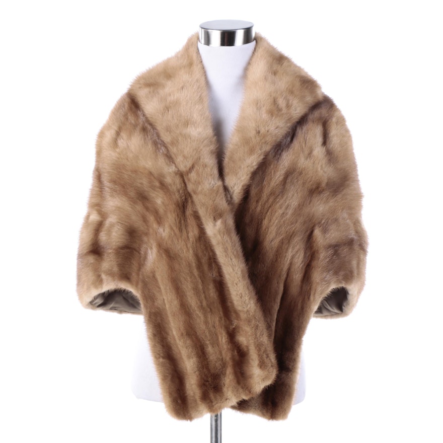 Vintage H.P. Wasson & Co. Mink Fur Stole