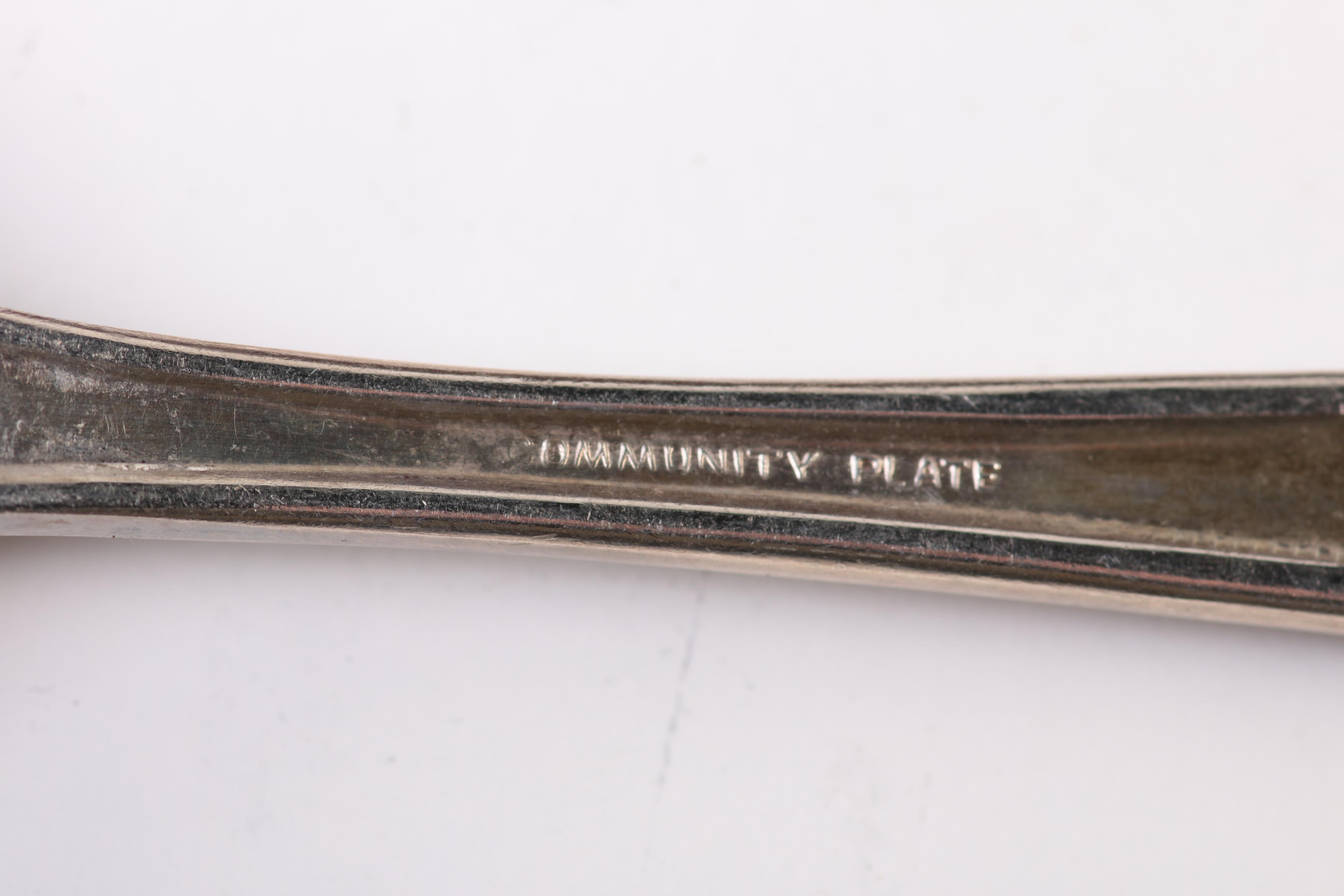 Community Plate Silver Plate "Grosvenor" Flatware