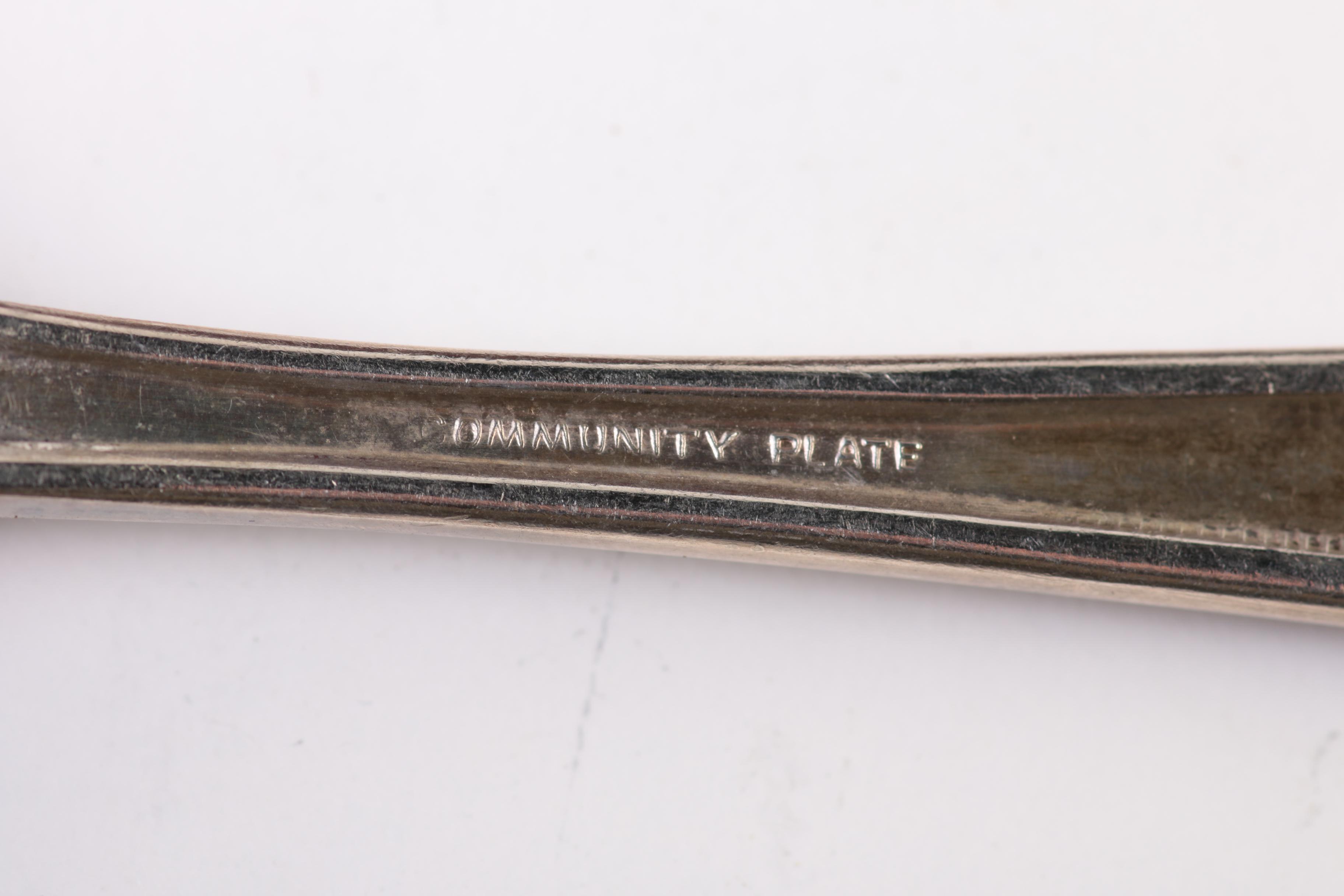 Community Plate Silver Plate "Grosvenor" Flatware