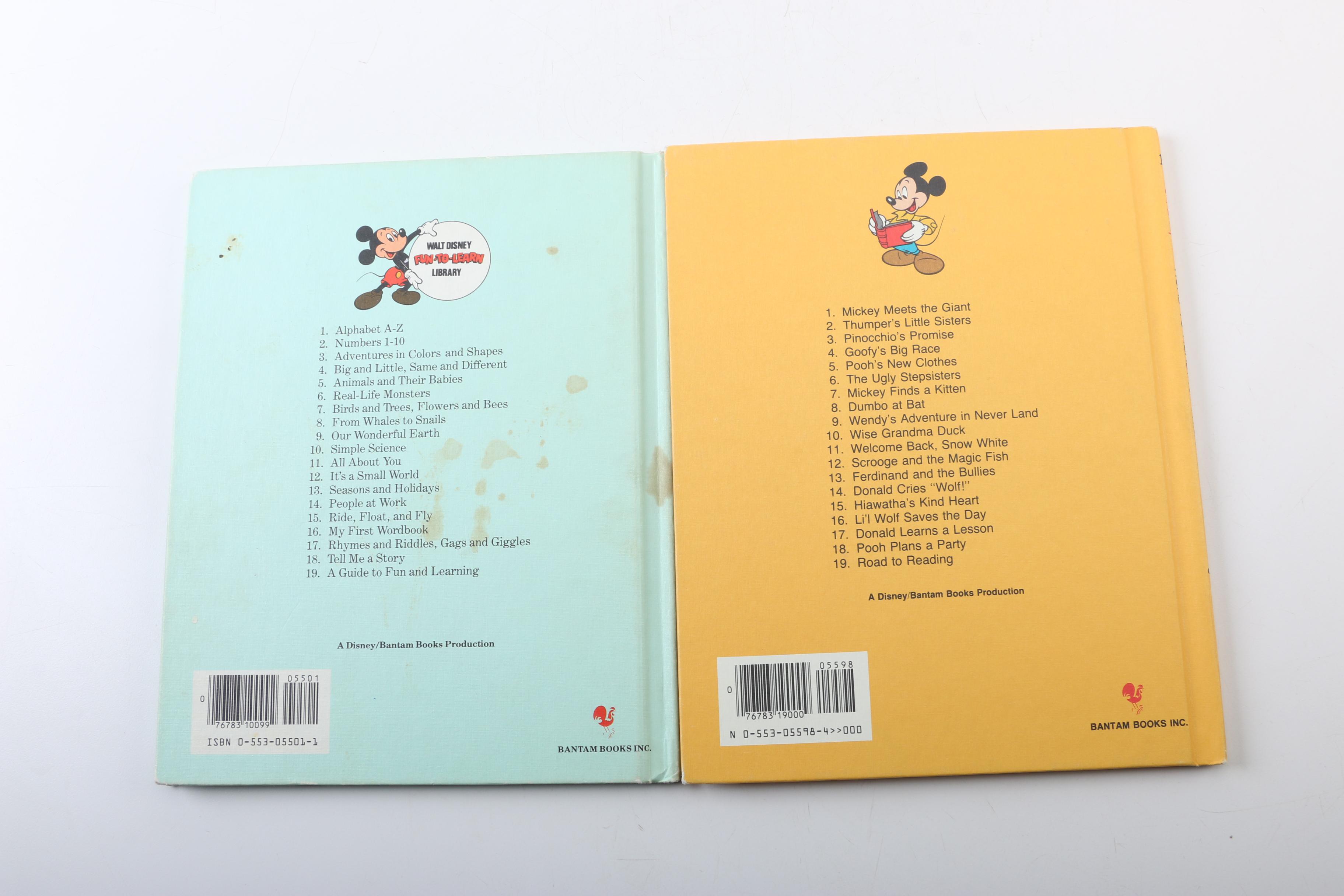 Walt Disney "Fun-to-Read Library" Collection