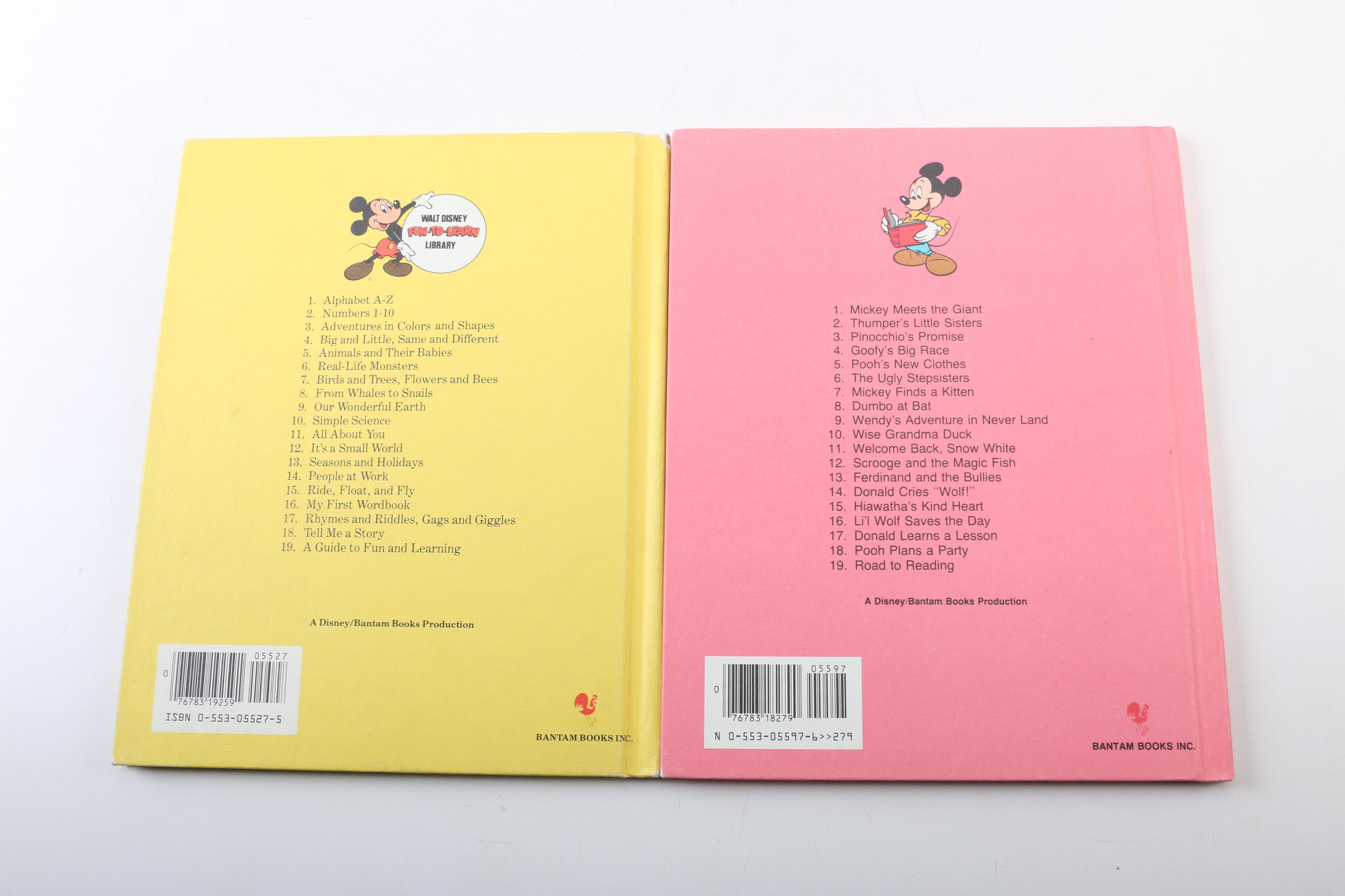 Walt Disney "Fun-to-Read Library" Collection