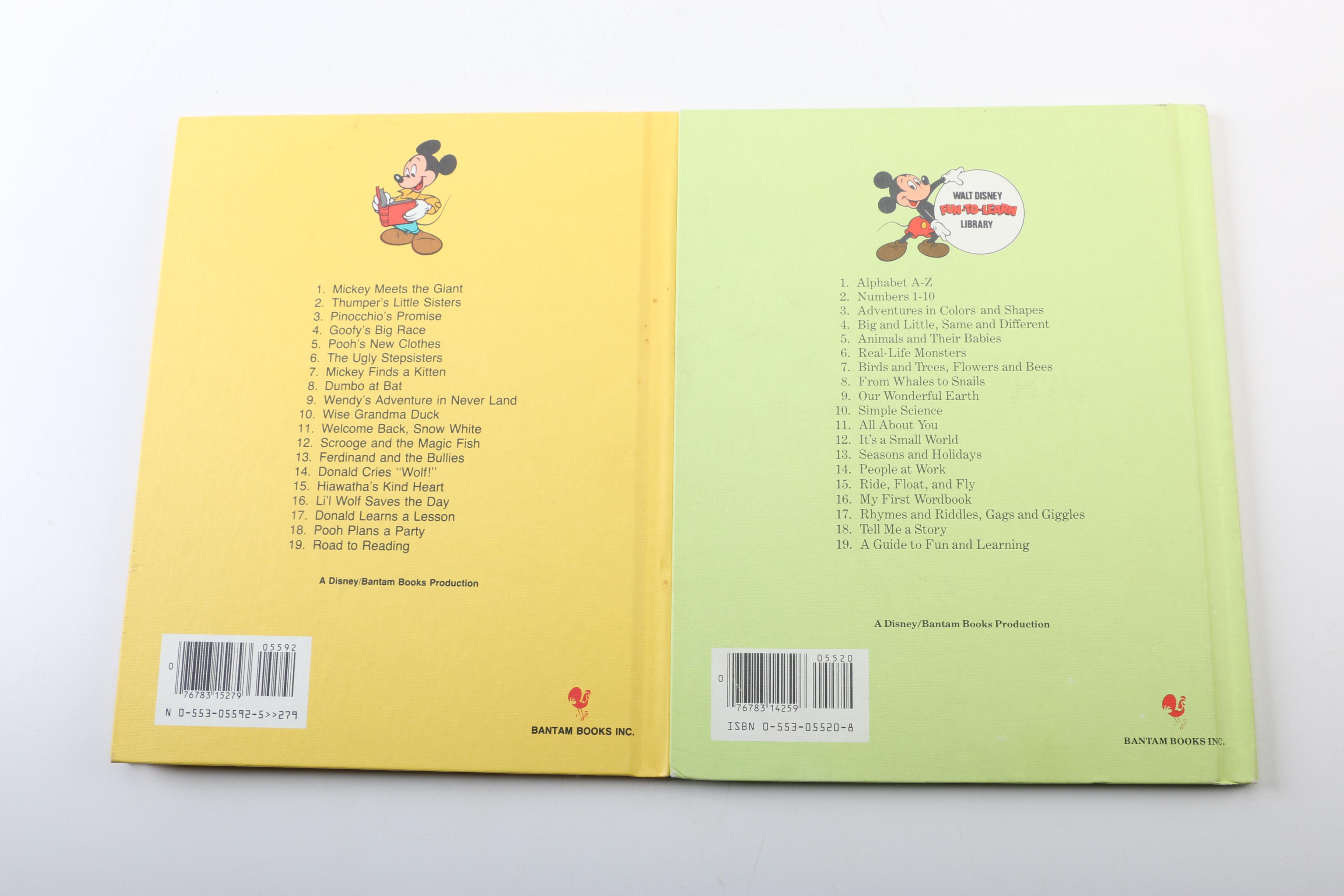 Walt Disney "Fun-to-Read Library" Collection