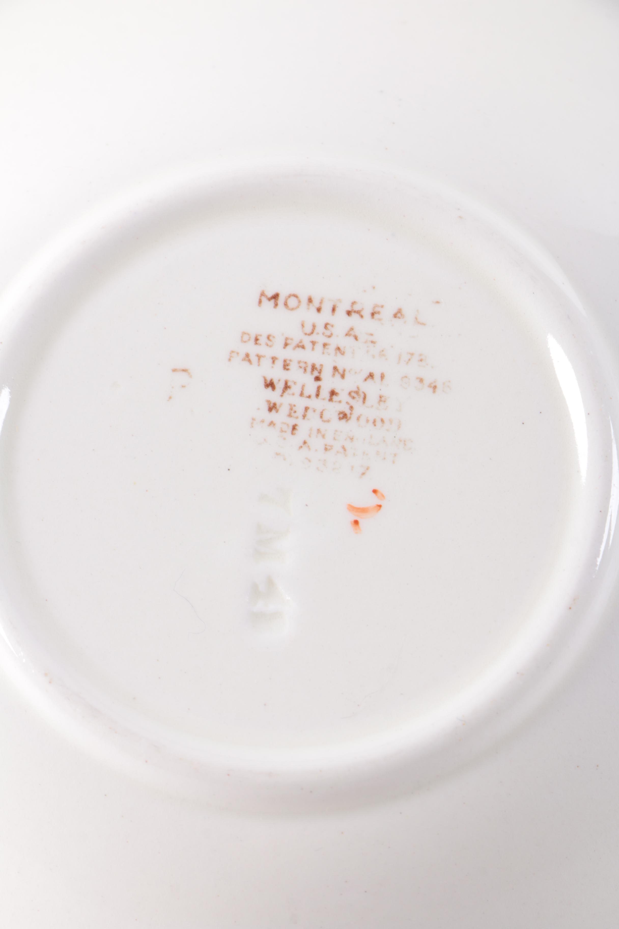 Vintage Wedgwood Wellesley "Montreal" Embossed Dinnerware 1930-57