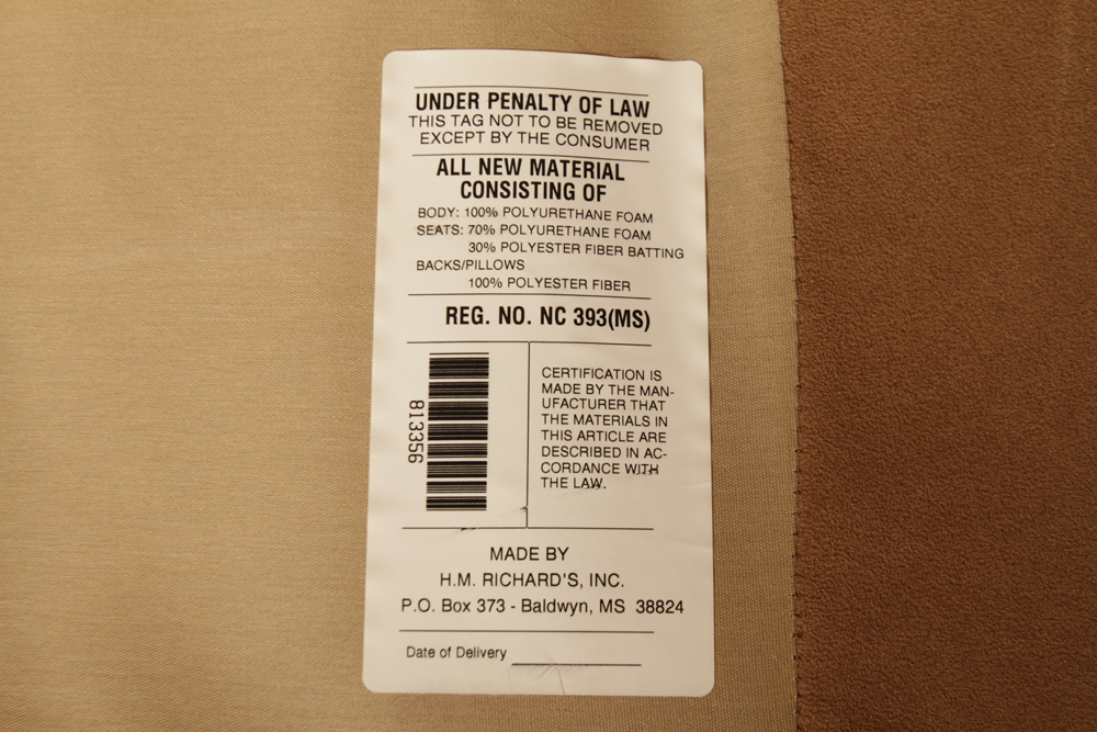 Upholstered Sectional Sofa by H.M. Richards, Inc.