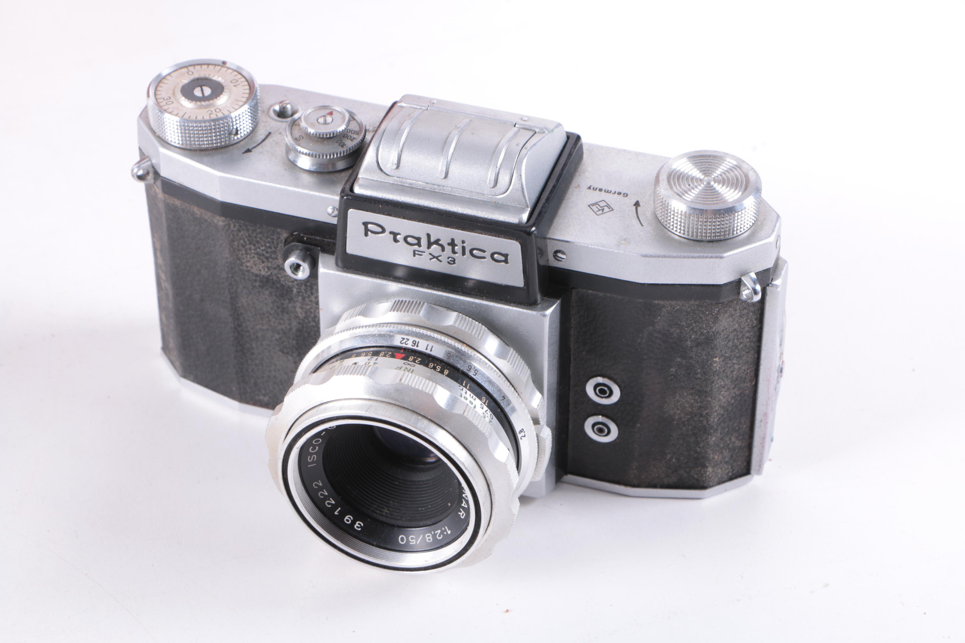 Praktica FX3 Still Camera with Camera Bag and Accessories
