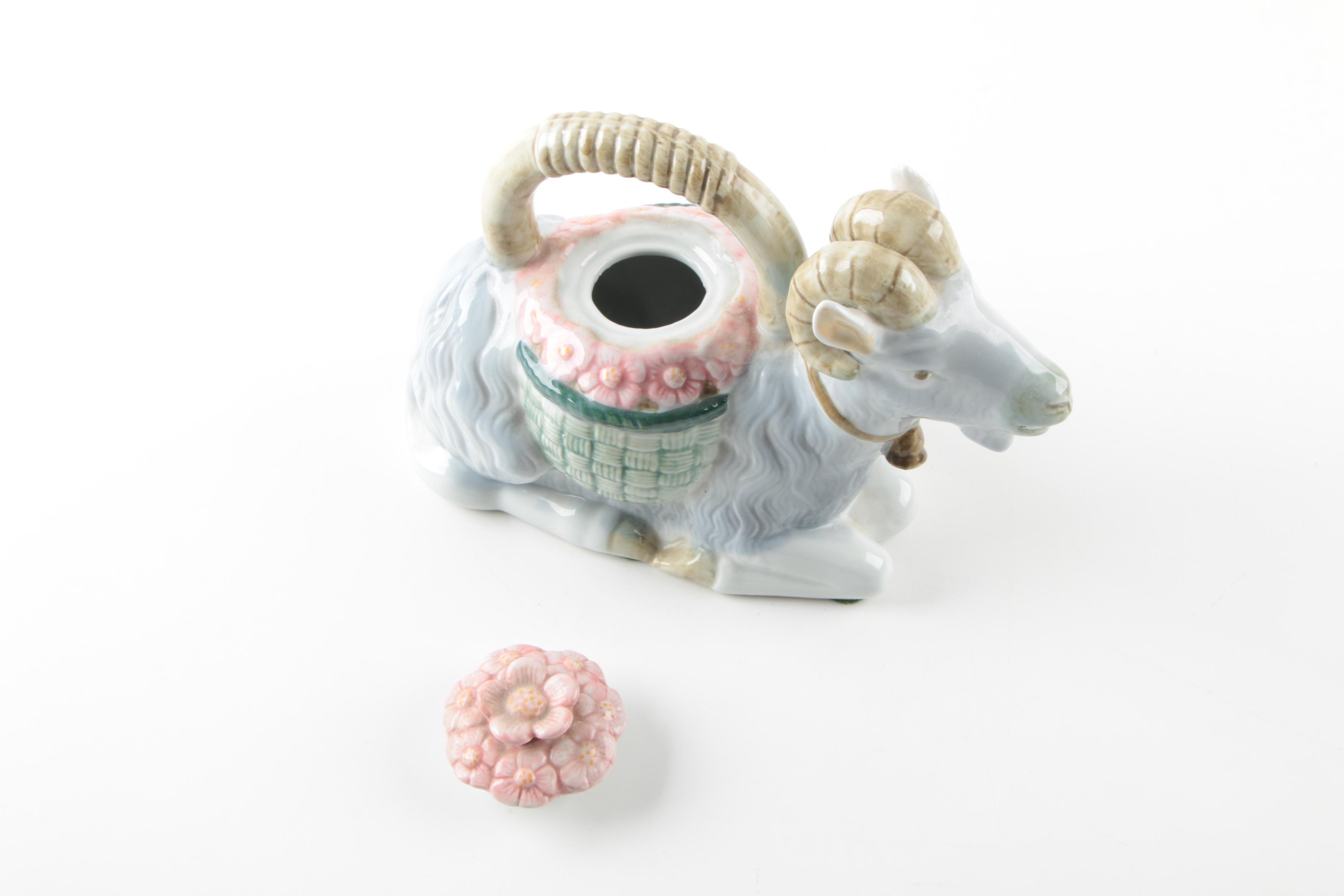 Animal Figural Ceramic Teapots