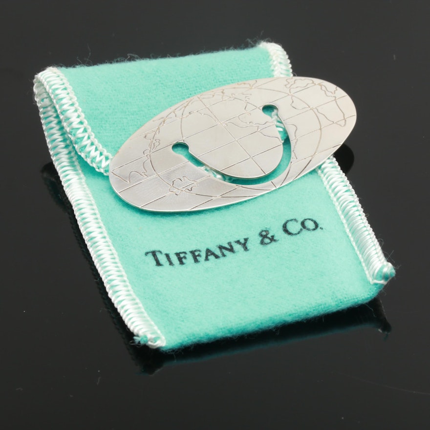 Tiffany & Co. Sterling Silver Globe Bookmark