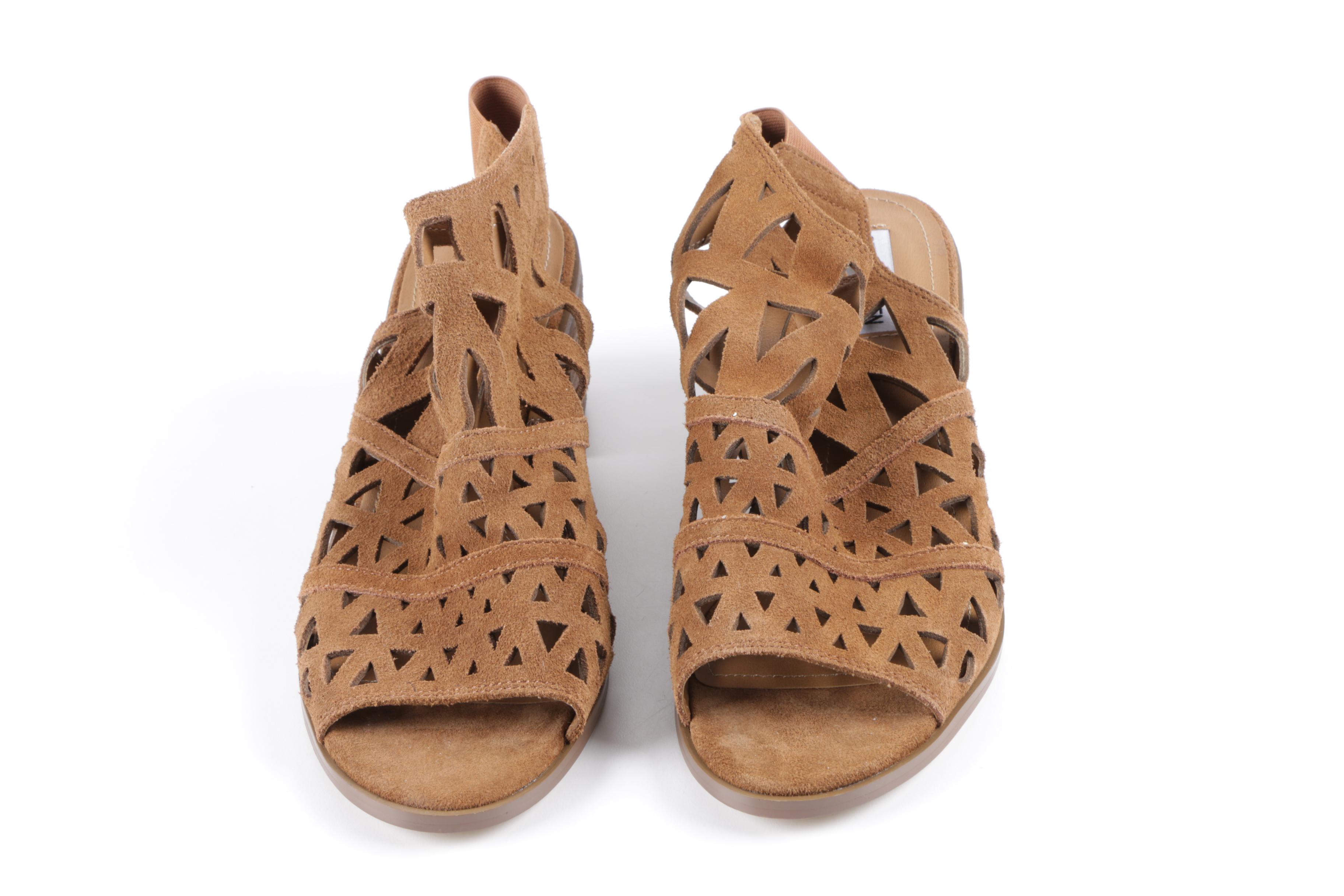 Sam Edelman Booties and Steve Madden Estee Leather Upper Heeled Sandals