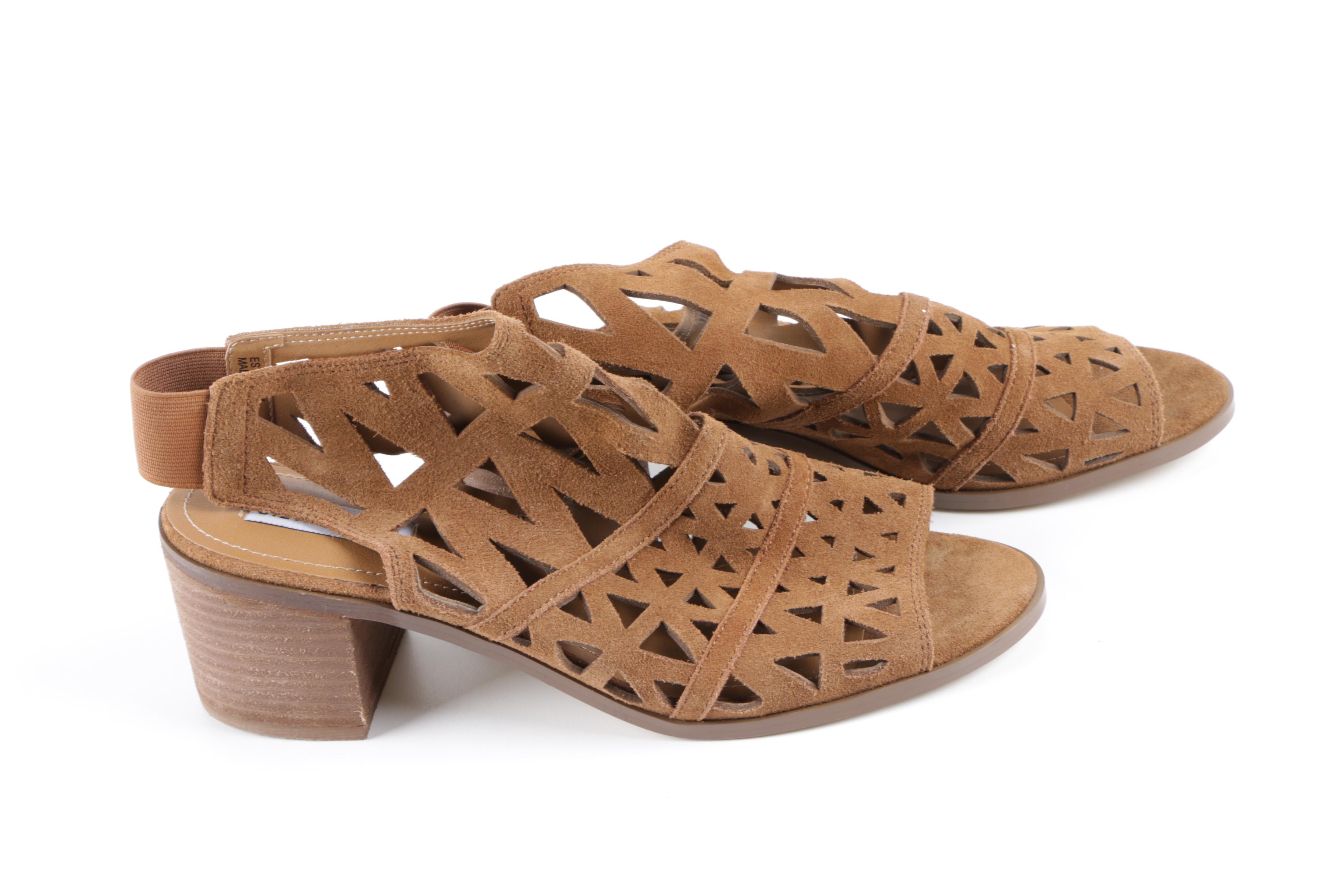 Sam Edelman Booties and Steve Madden Estee Leather Upper Heeled Sandals