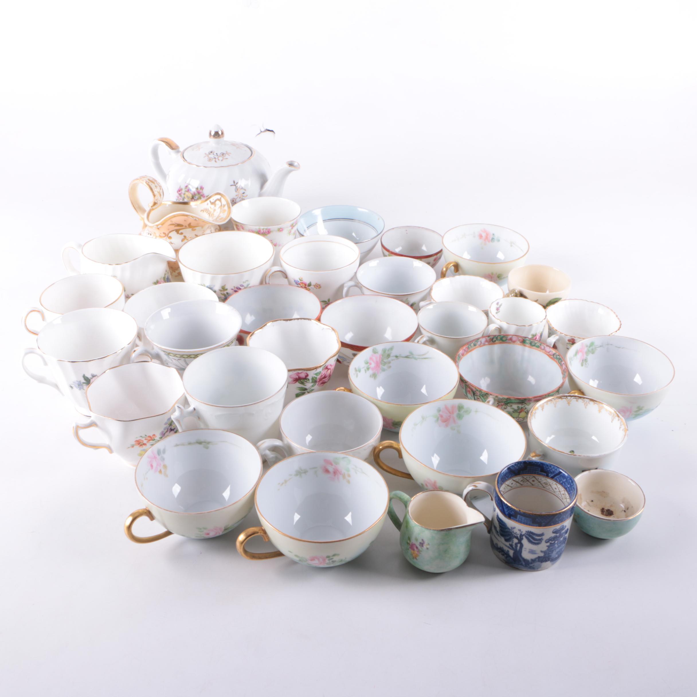 Porcelain Tableware Including Antique Haviland & Co. Limoges