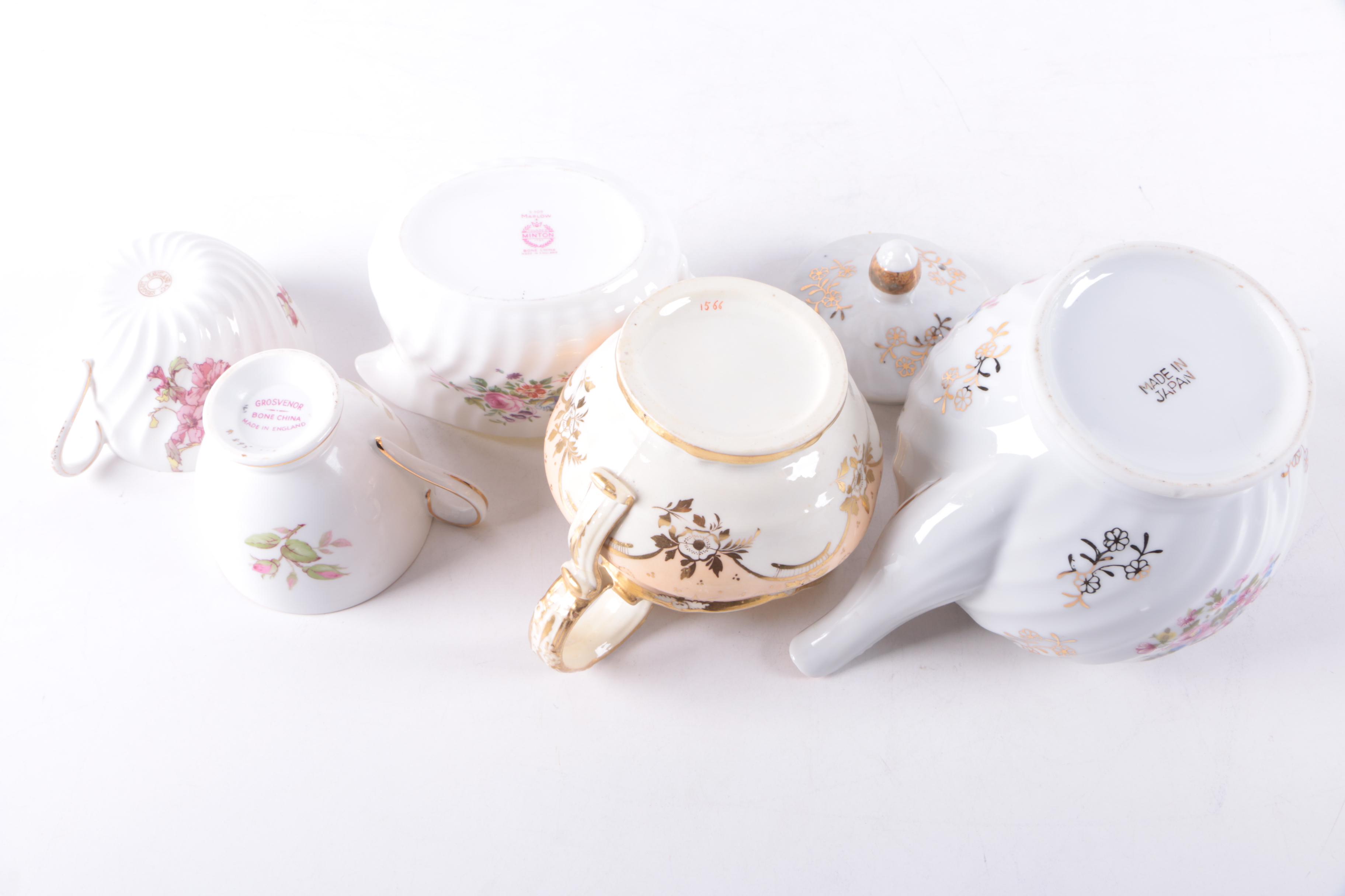 Porcelain Tableware Including Antique Haviland & Co. Limoges