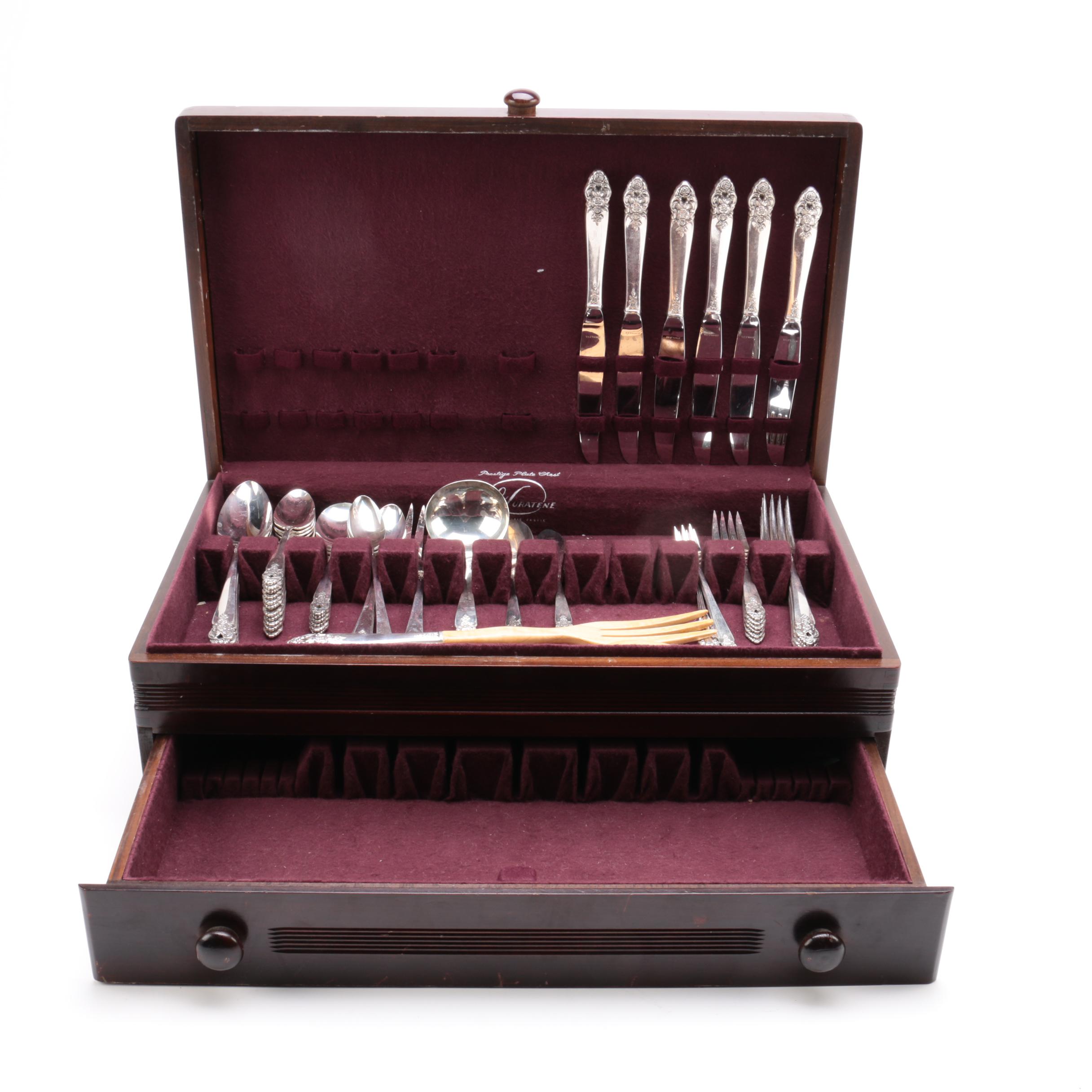 Prestige "Distinction" Silver Plate Flatware