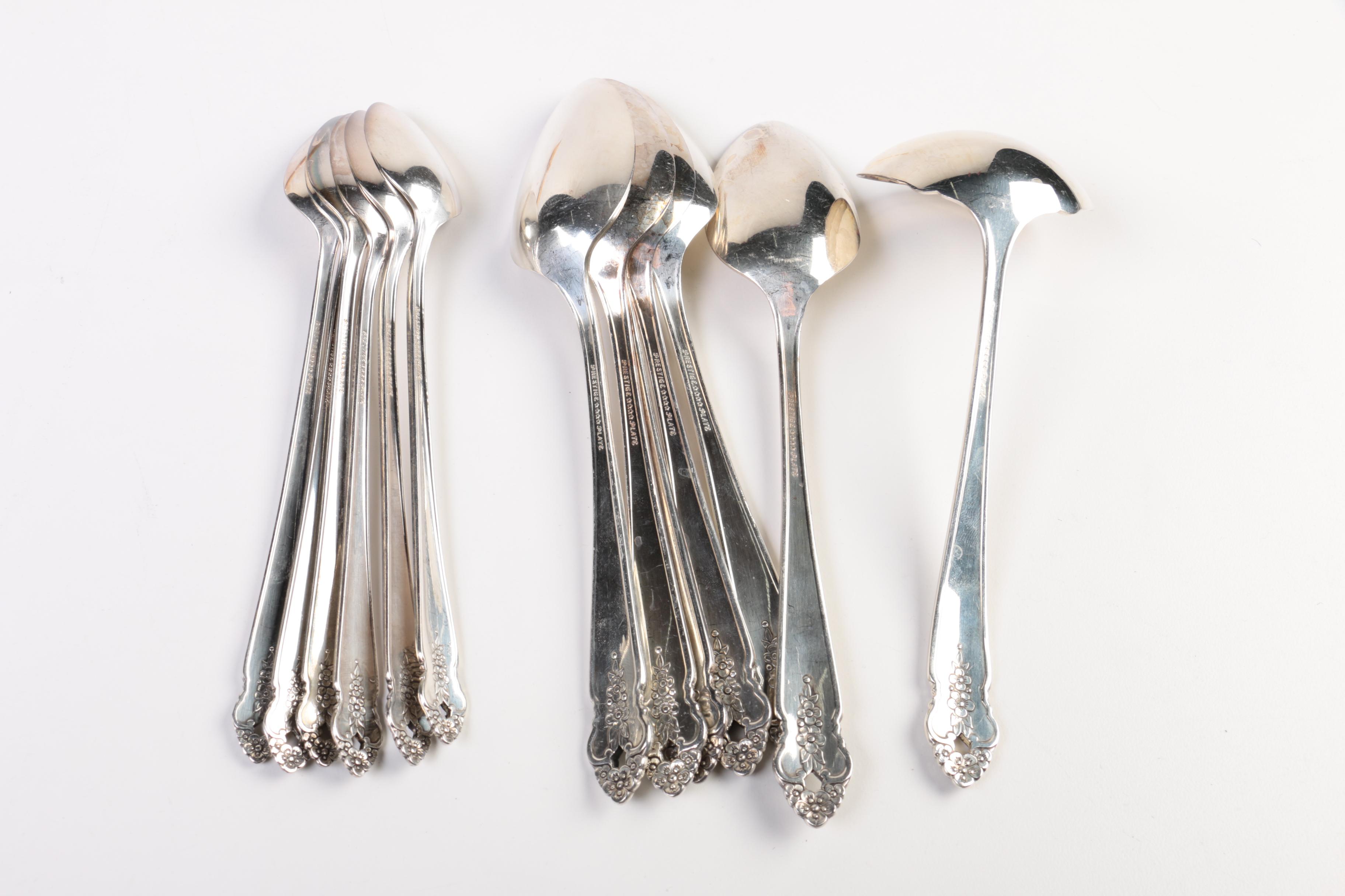 Prestige "Distinction" Silver Plate Flatware