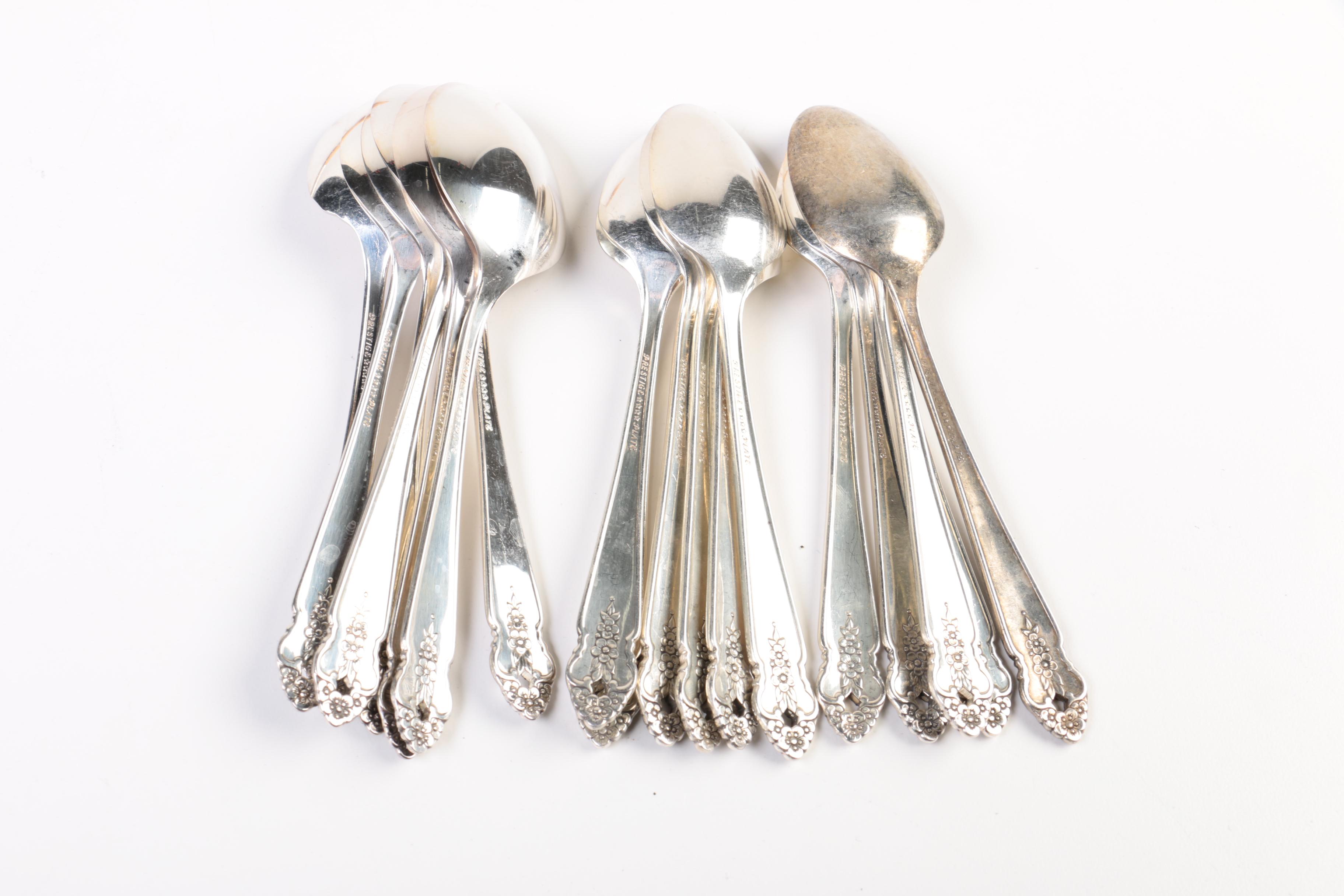 Prestige "Distinction" Silver Plate Flatware