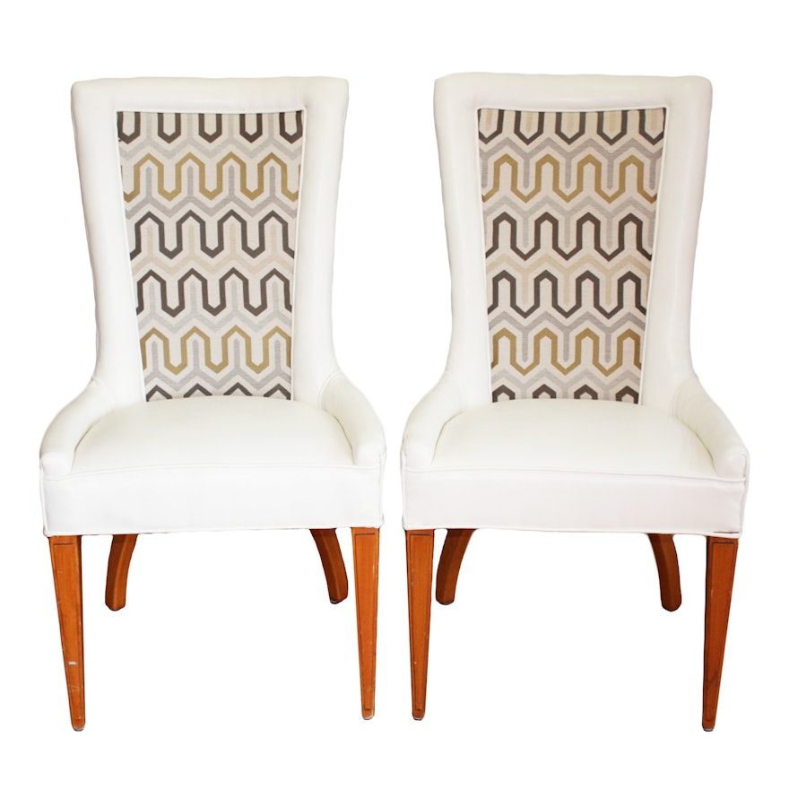 Pair of Modern Style Side Chairs