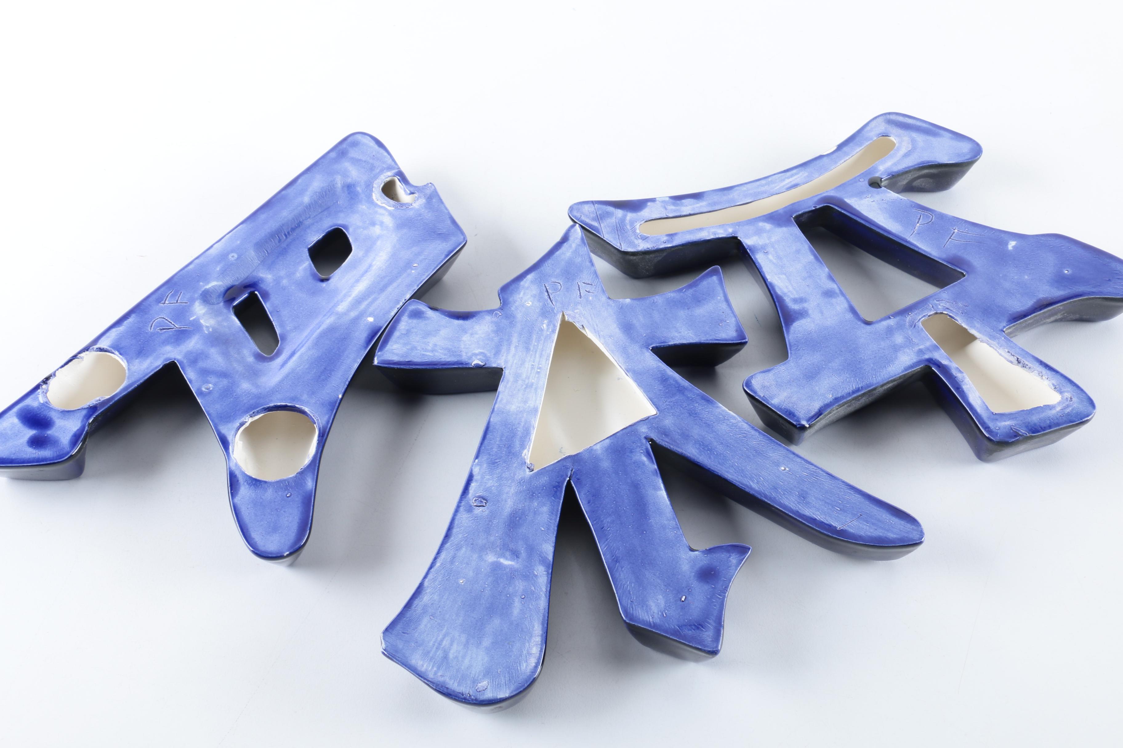 Ceramic Japanese Kanji Symbols