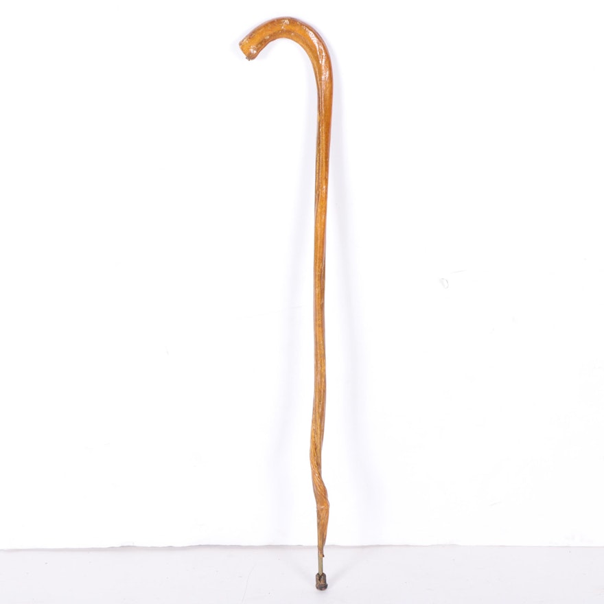 Bull Organ Cane with Foot