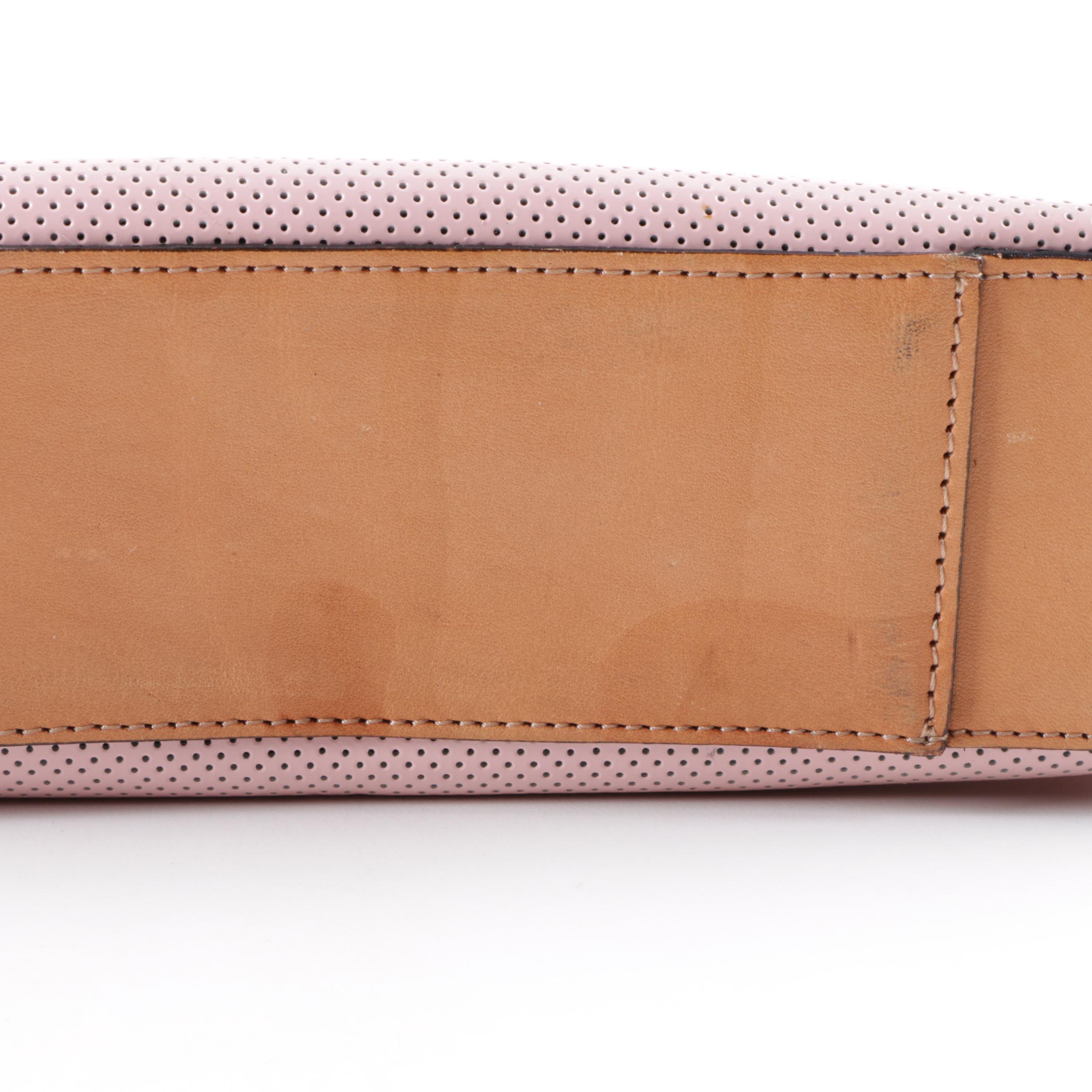 Adrienne Vittadini Perforated Leather Tote Bag