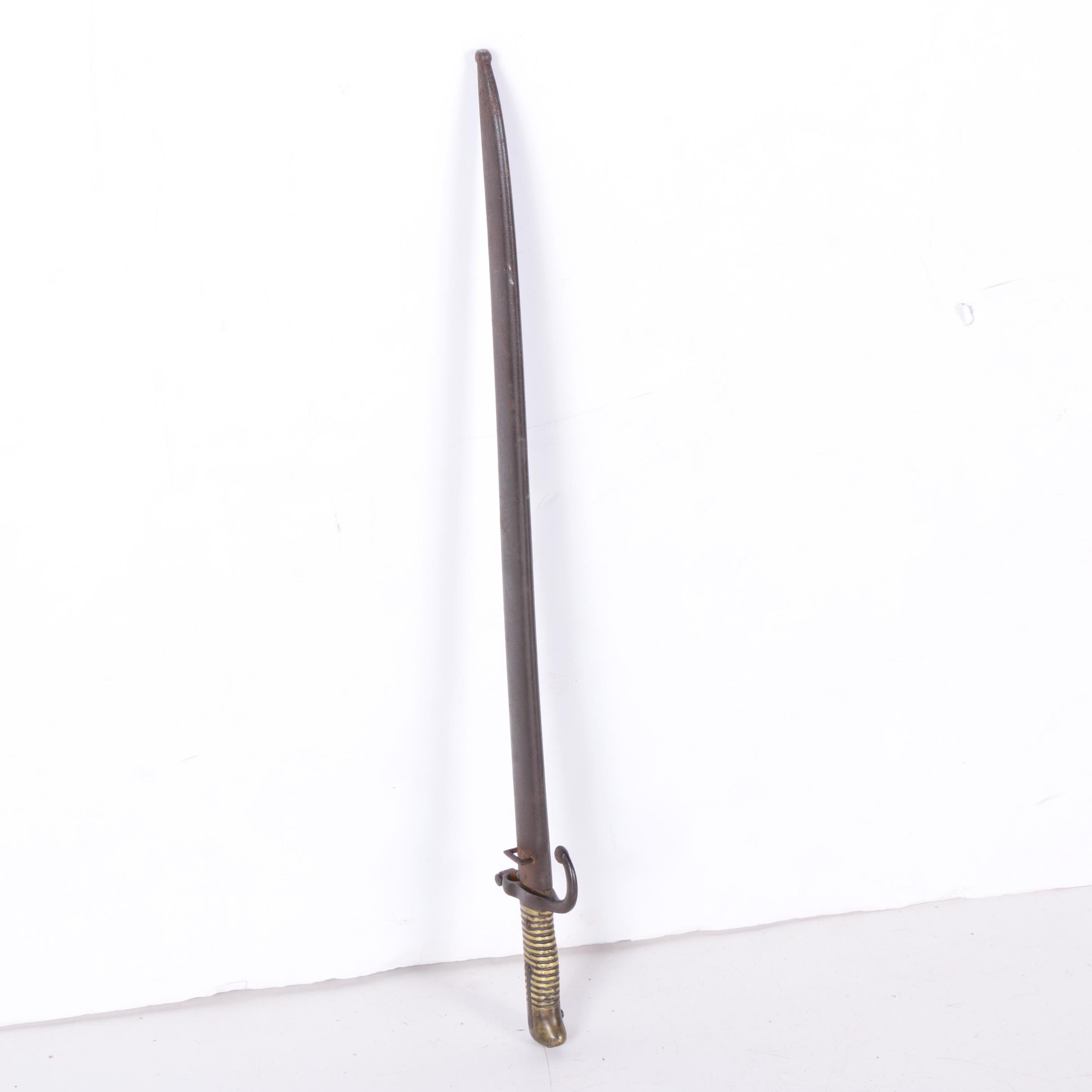 Model 1866 Yataghan Style Sword Bayonet for Chassepot Rifle
