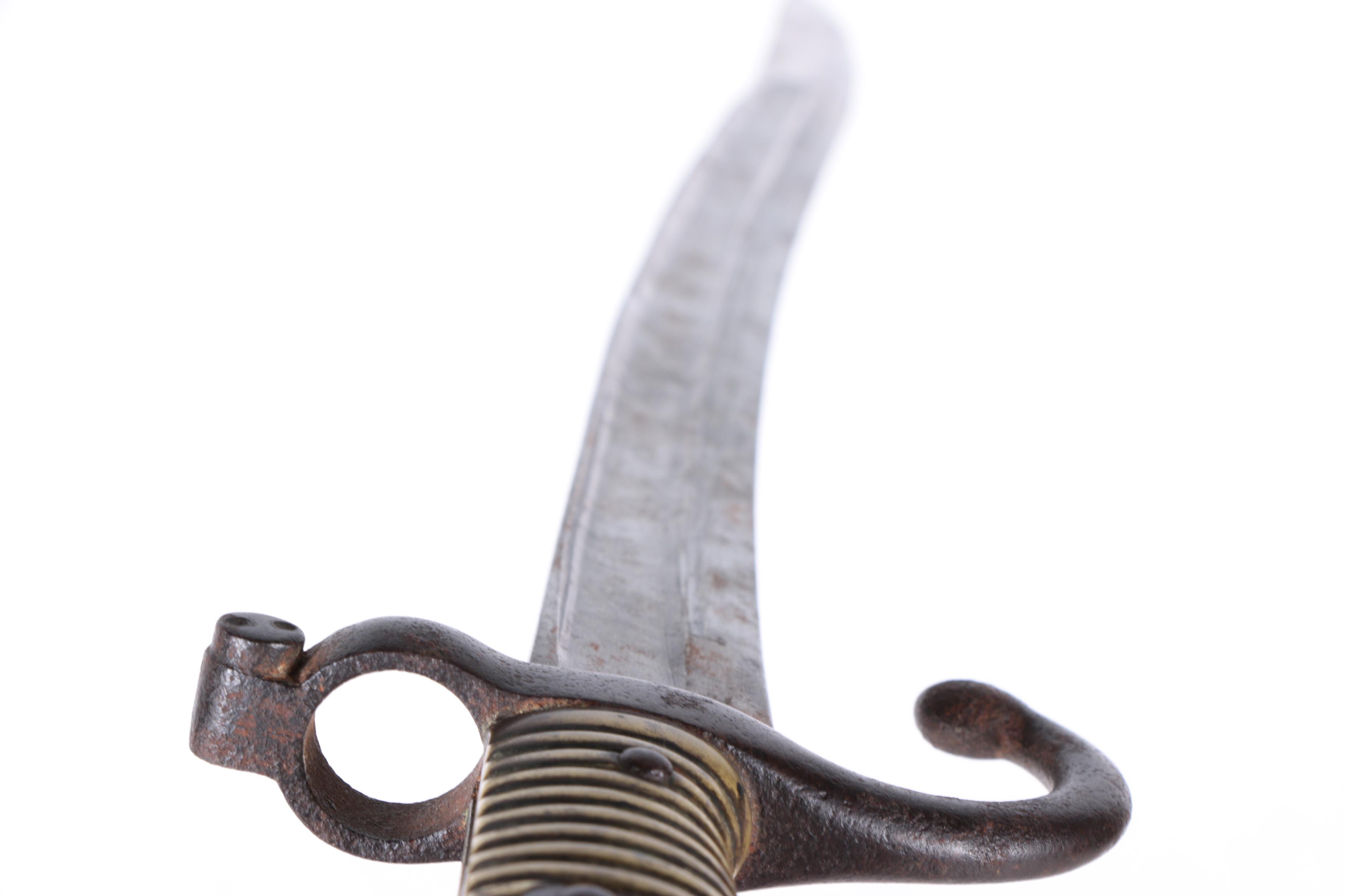 Model 1866 Yataghan Style Sword Bayonet for Chassepot Rifle