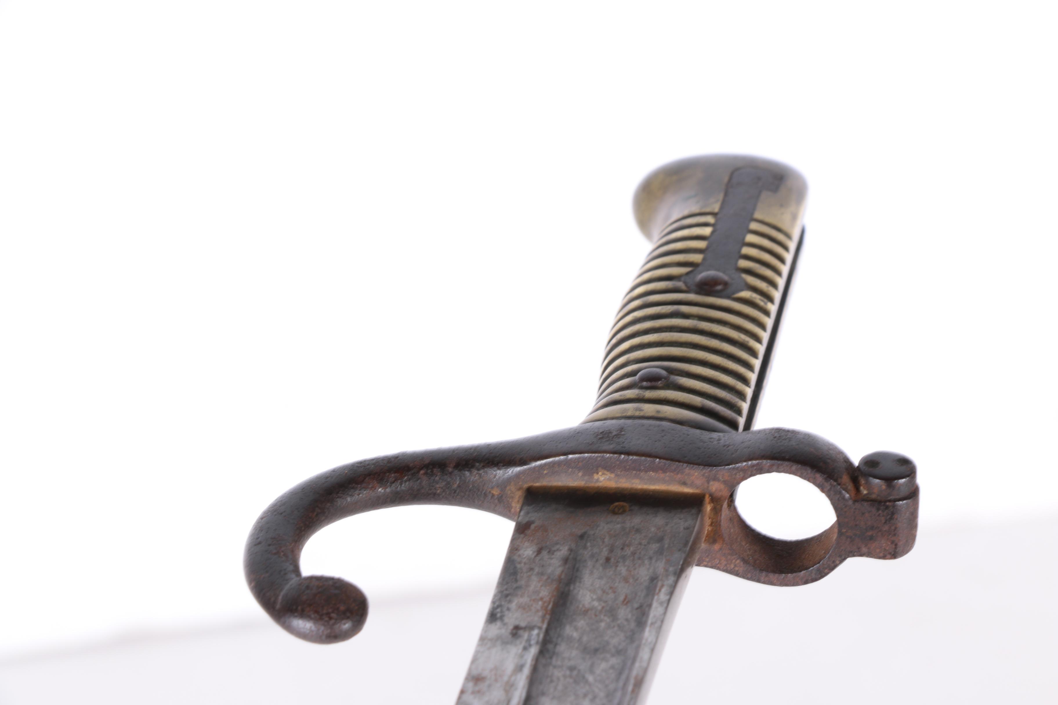 Model 1866 Yataghan Style Sword Bayonet for Chassepot Rifle