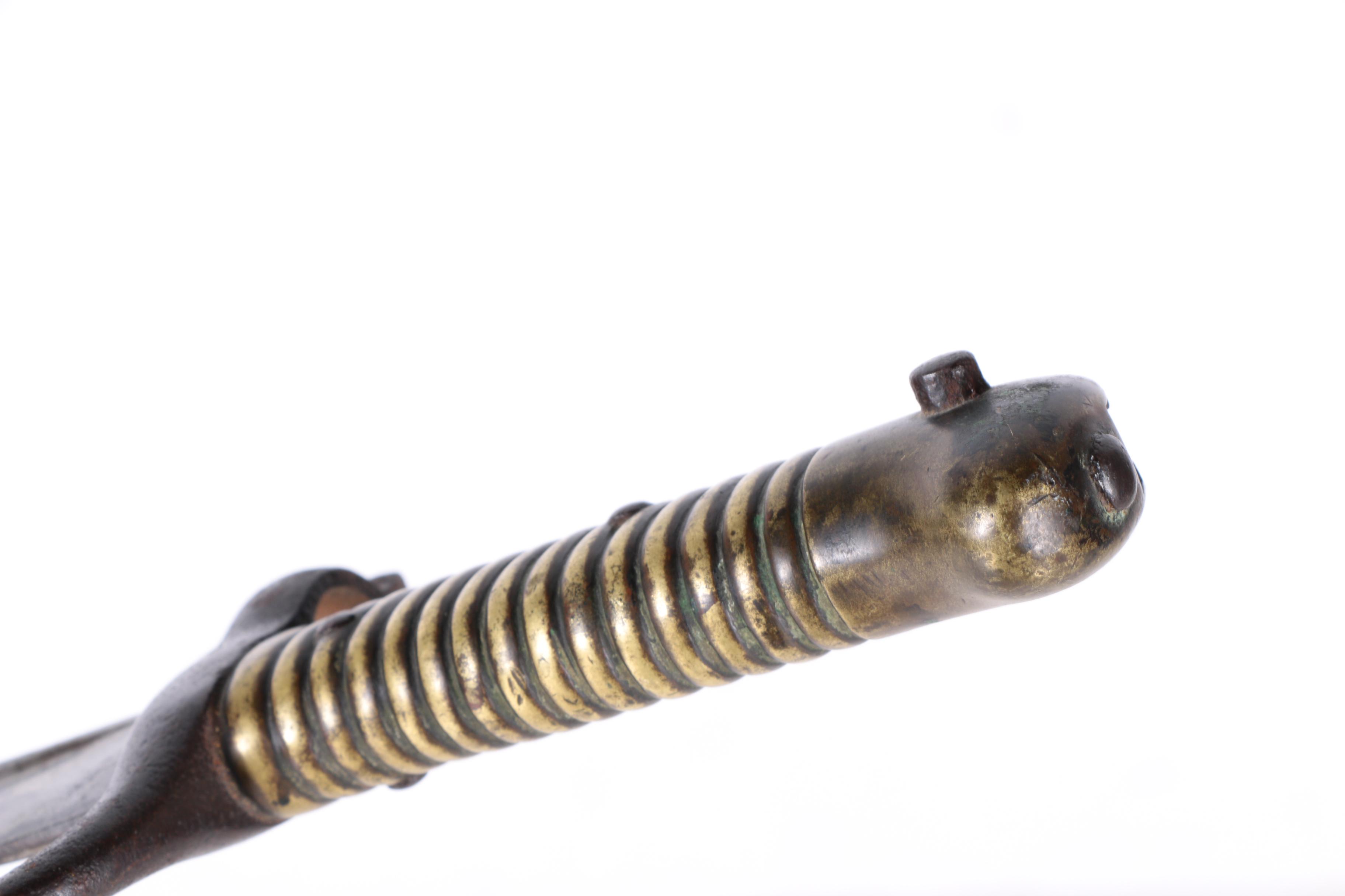 Model 1866 Yataghan Style Sword Bayonet for Chassepot Rifle