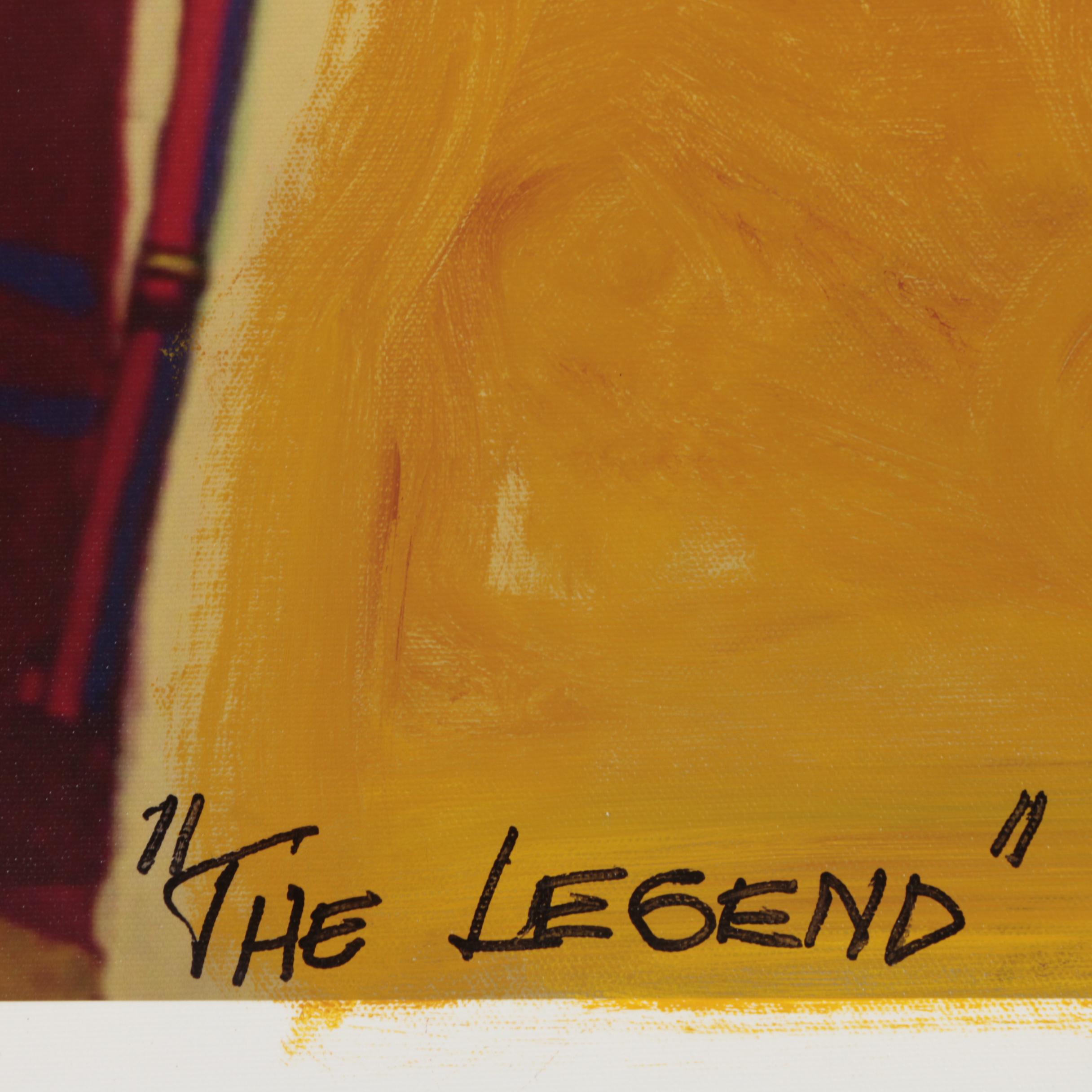 Malcolm Furlow Mixed Media Painting "The Legend" | EBTH