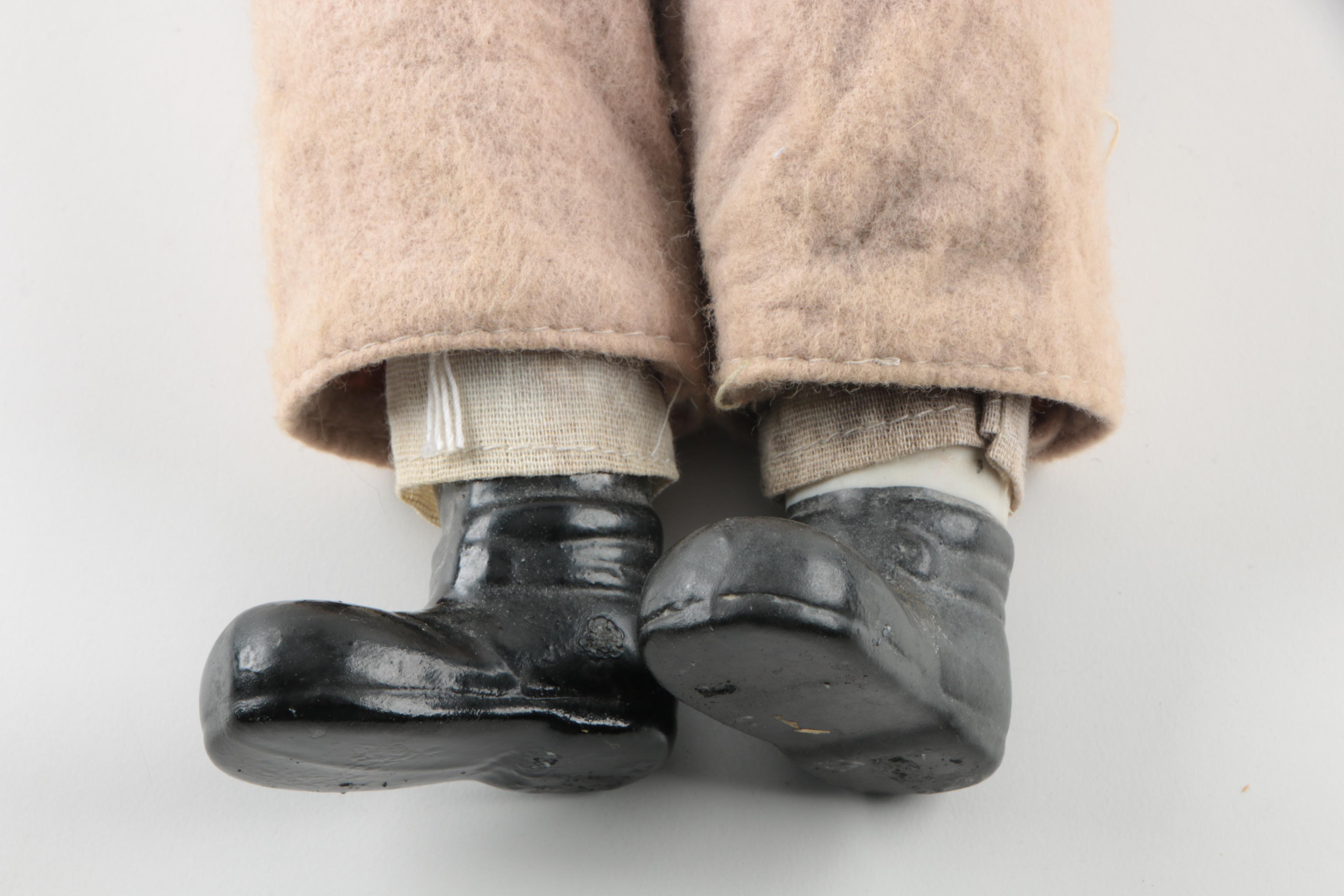 Vintage "Laurel and Hardy" Porcelain Dolls