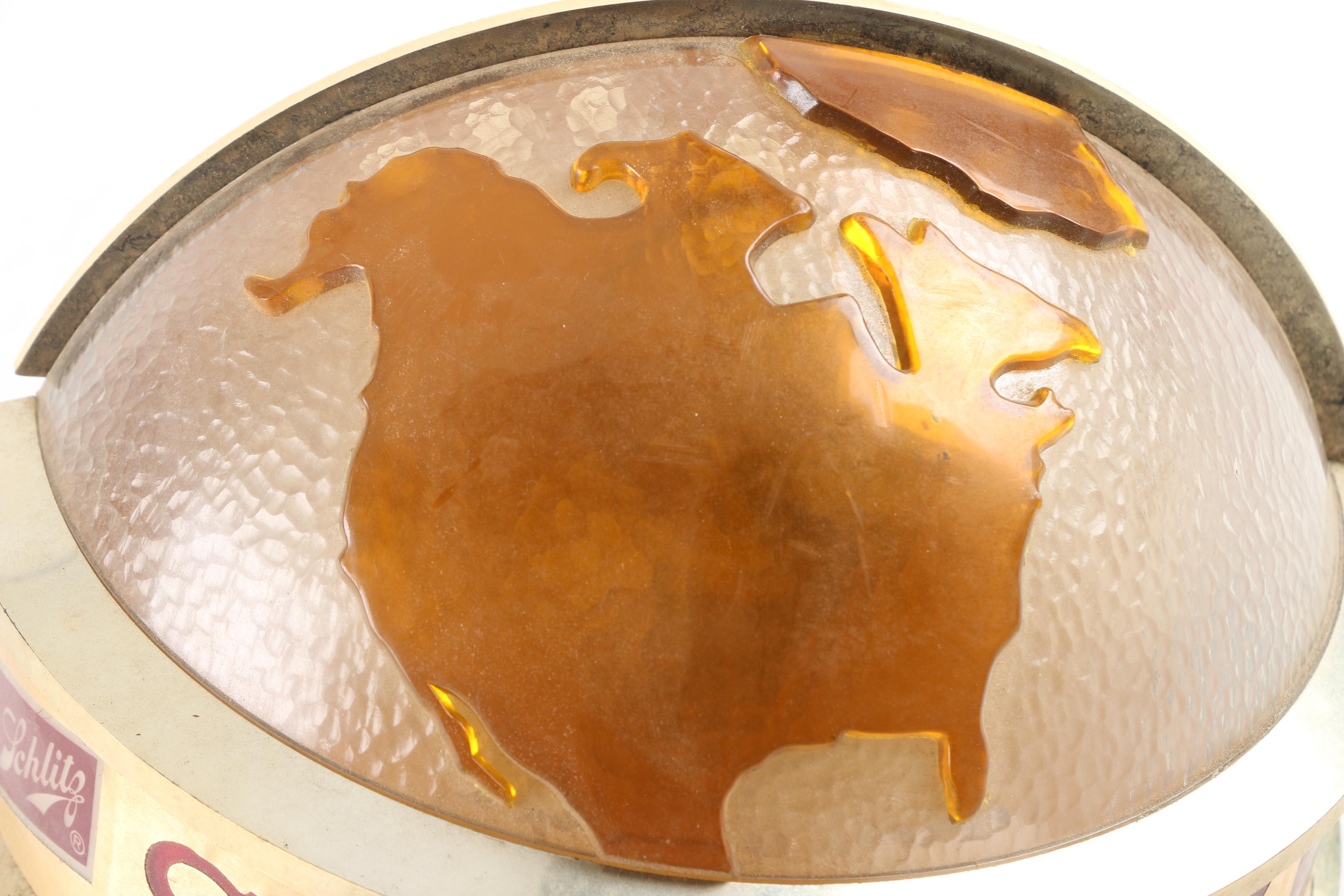 Schlitz Globe Advertising Light