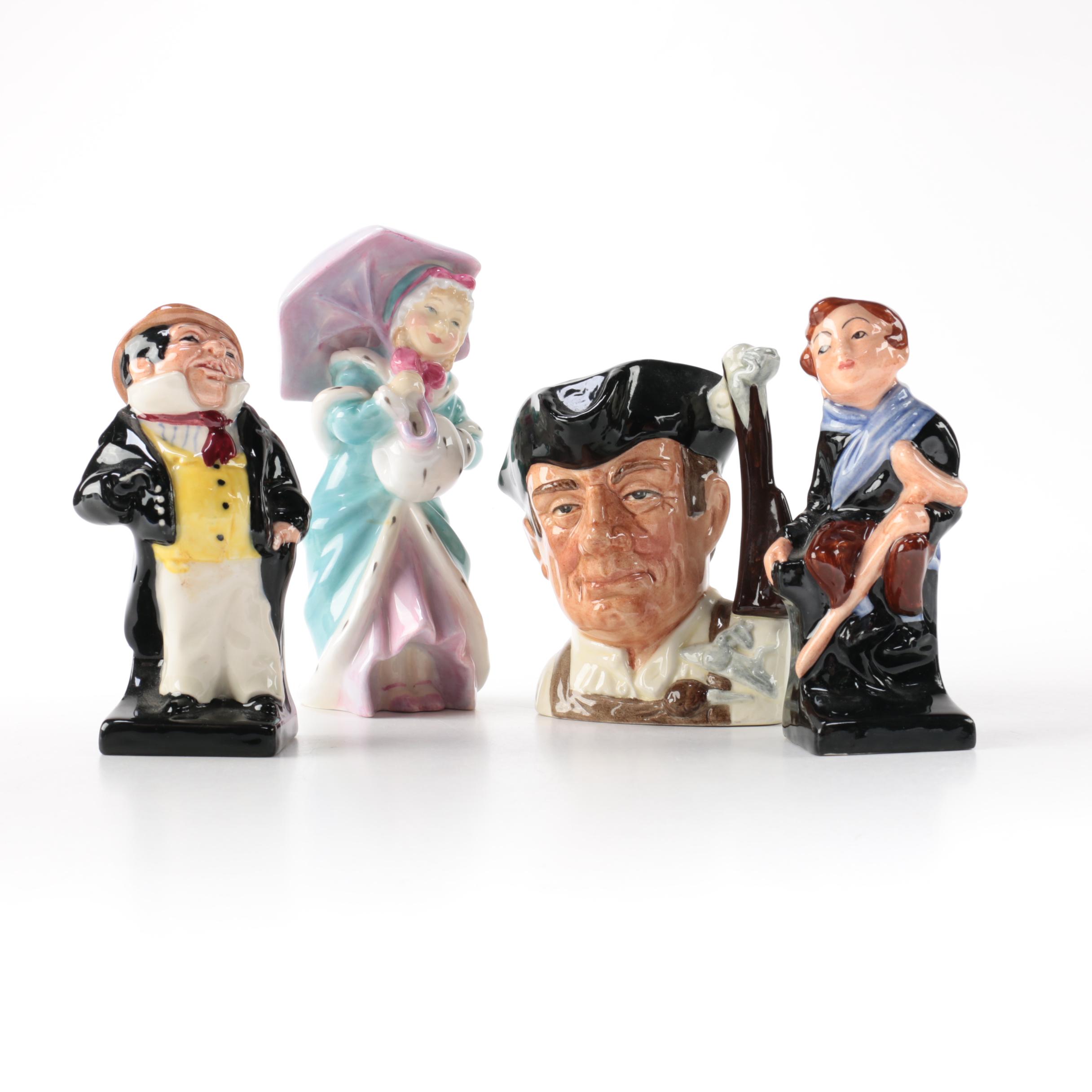 Royal Doulton "Captain Cuttle", "Tiny Tim", "Miss Muffet" Collectibles