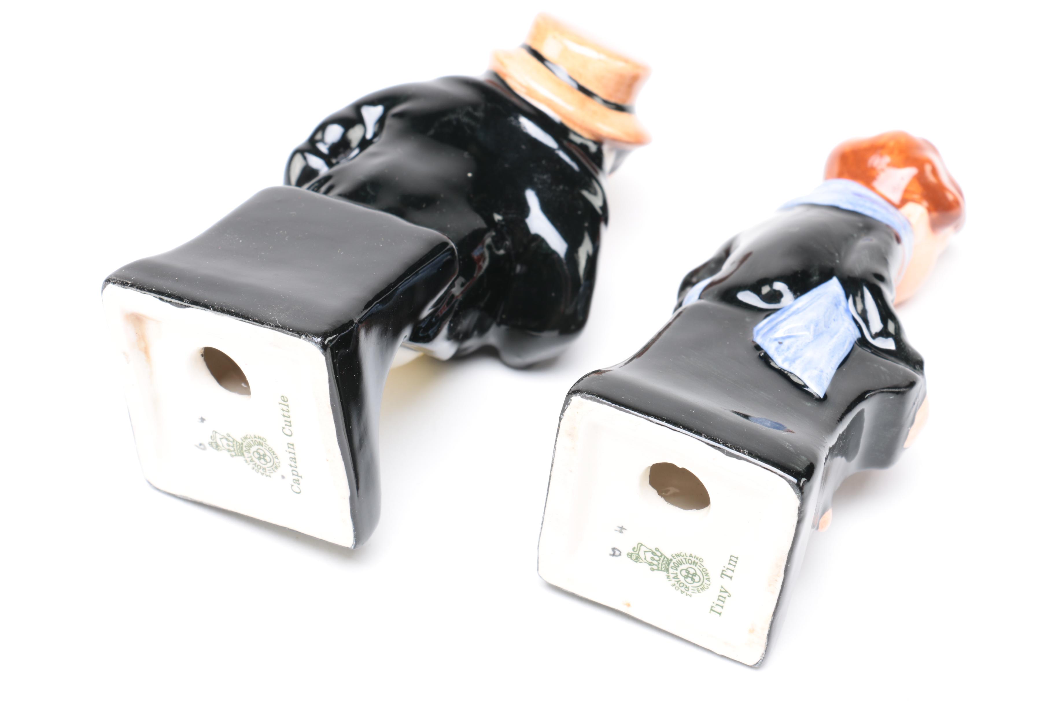 Royal Doulton "Captain Cuttle", "Tiny Tim", "Miss Muffet" Collectibles