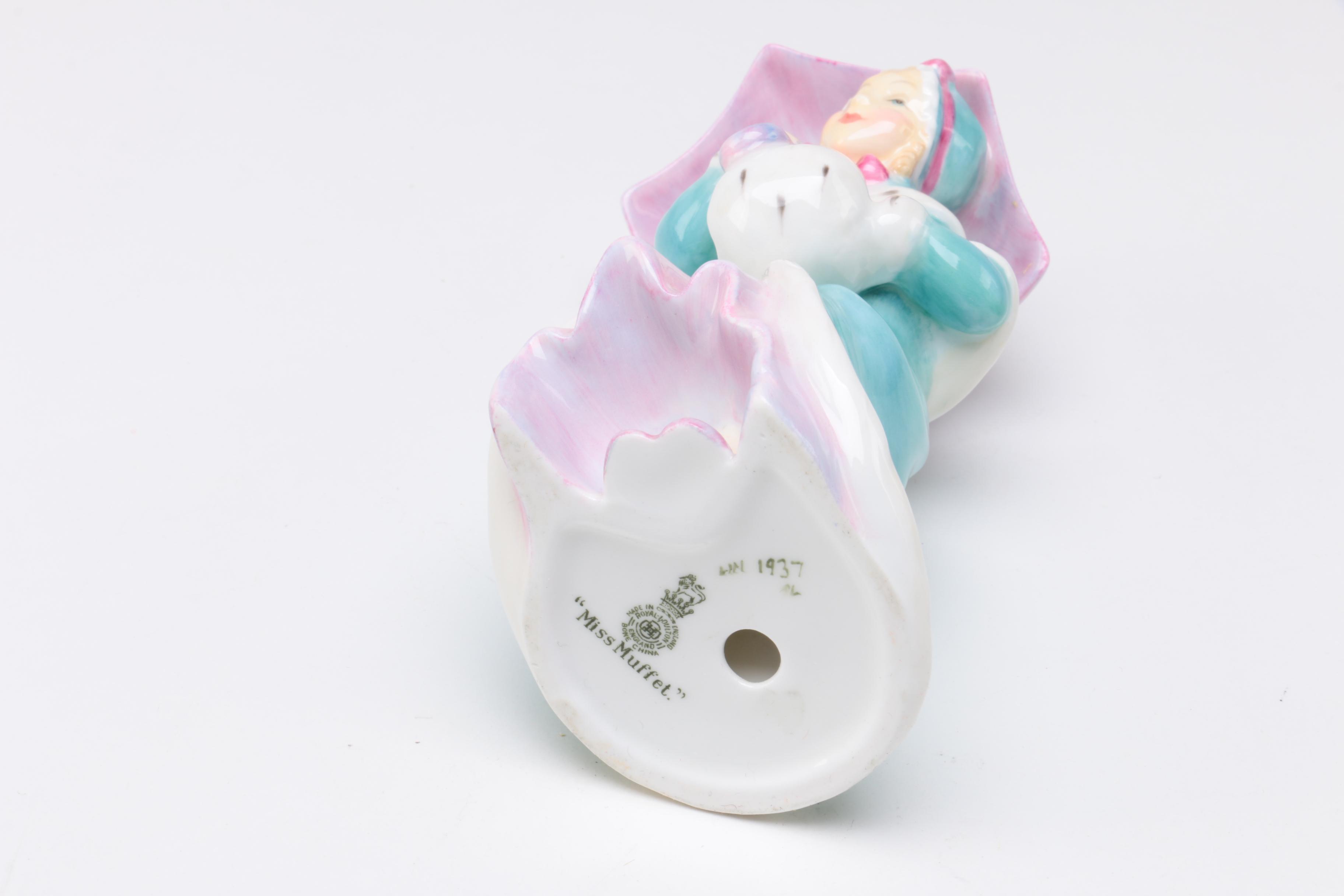 Royal Doulton "Captain Cuttle", "Tiny Tim", "Miss Muffet" Collectibles