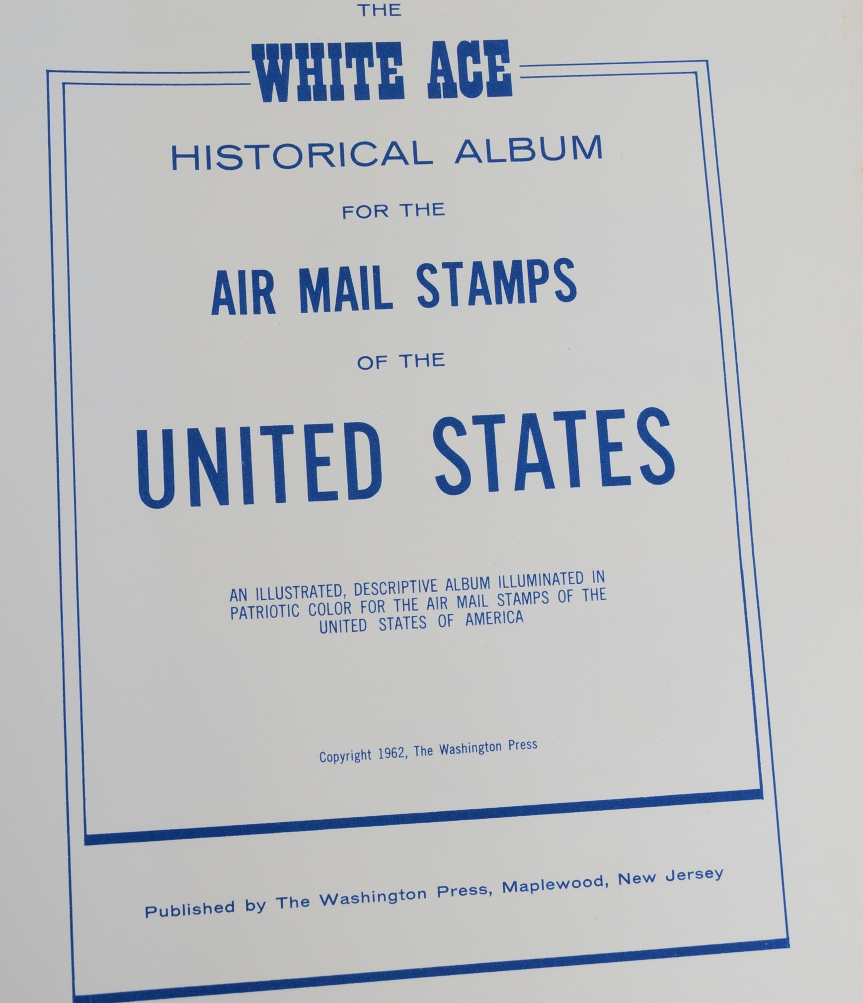 United States Air Mail Stamp Collection