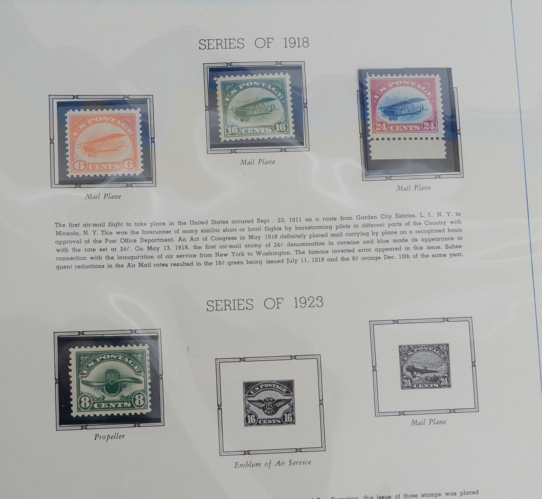 United States Air Mail Stamp Collection