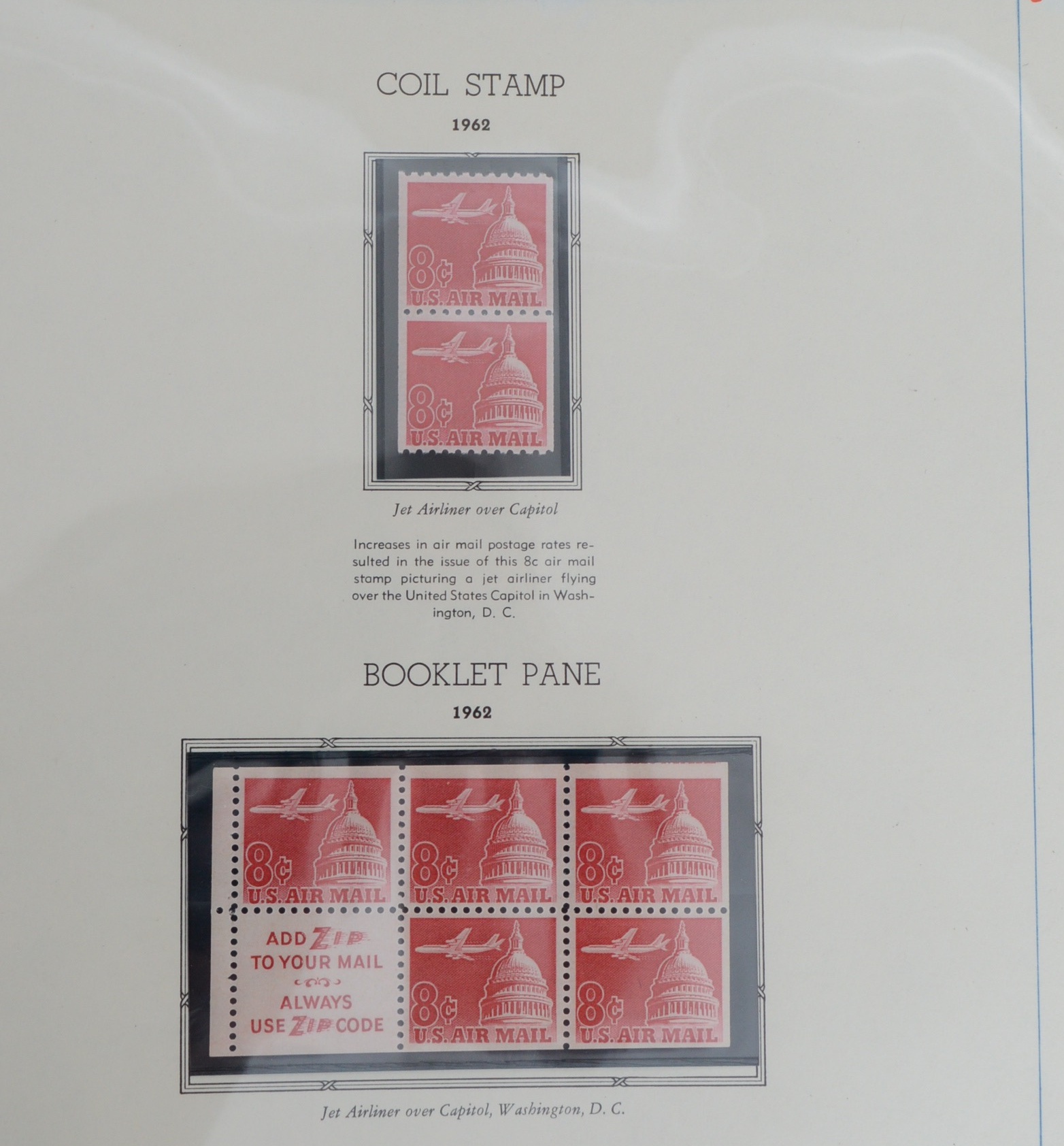 United States Air Mail Stamp Collection