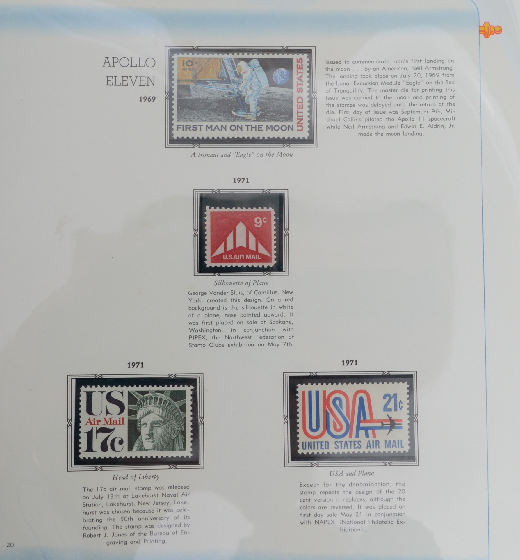 United States Air Mail Stamp Collection