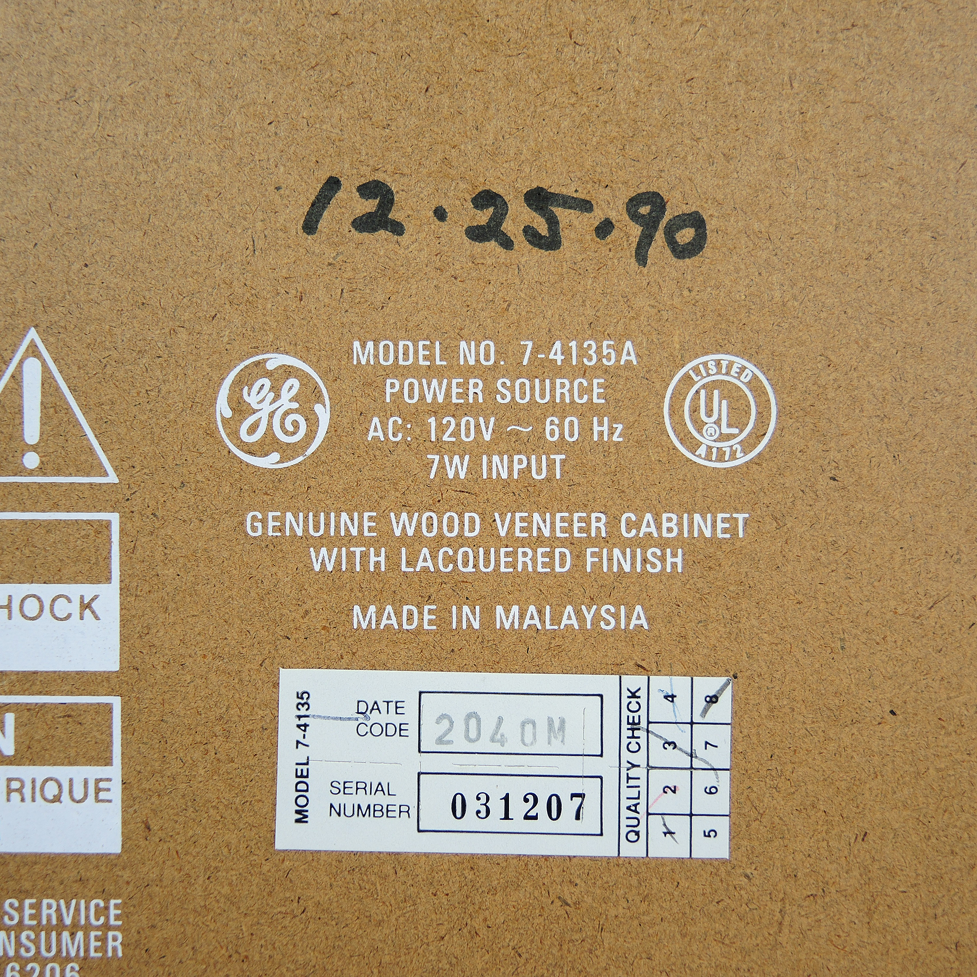 GE Classic Radio Player