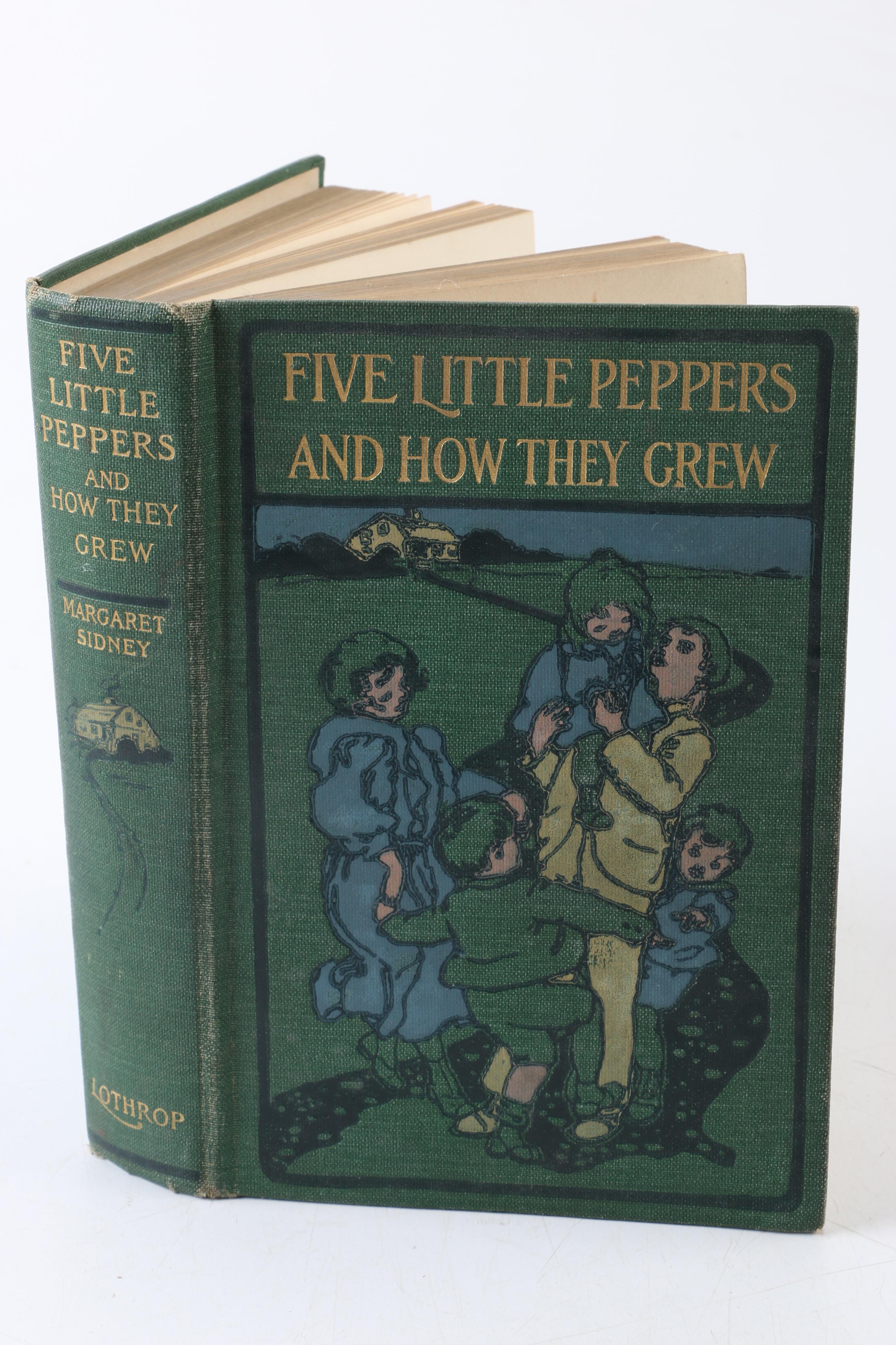 Eleven Antique Margaret Sidney "Five Little Peppers" Series Books