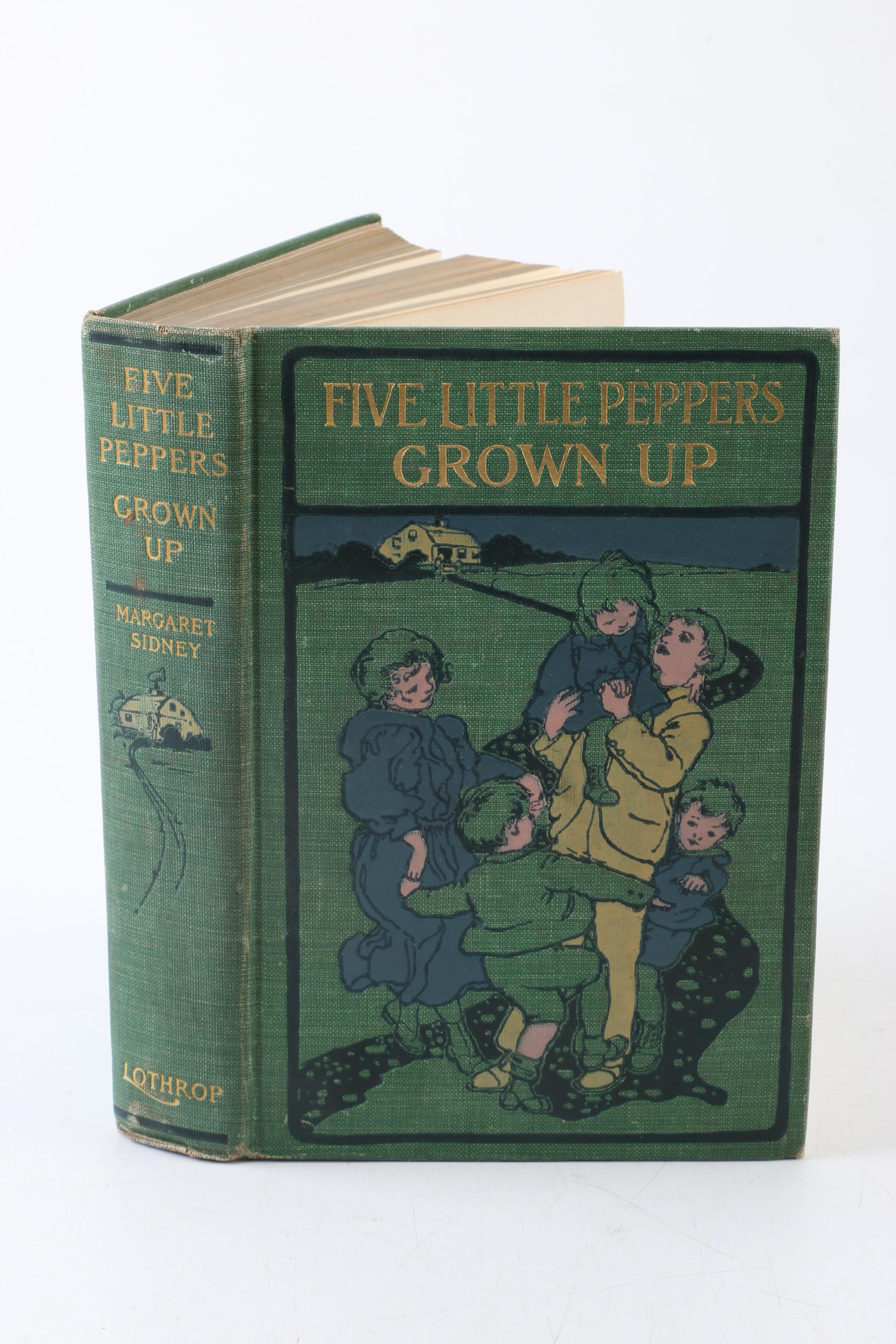 Eleven Antique Margaret Sidney "Five Little Peppers" Series Books