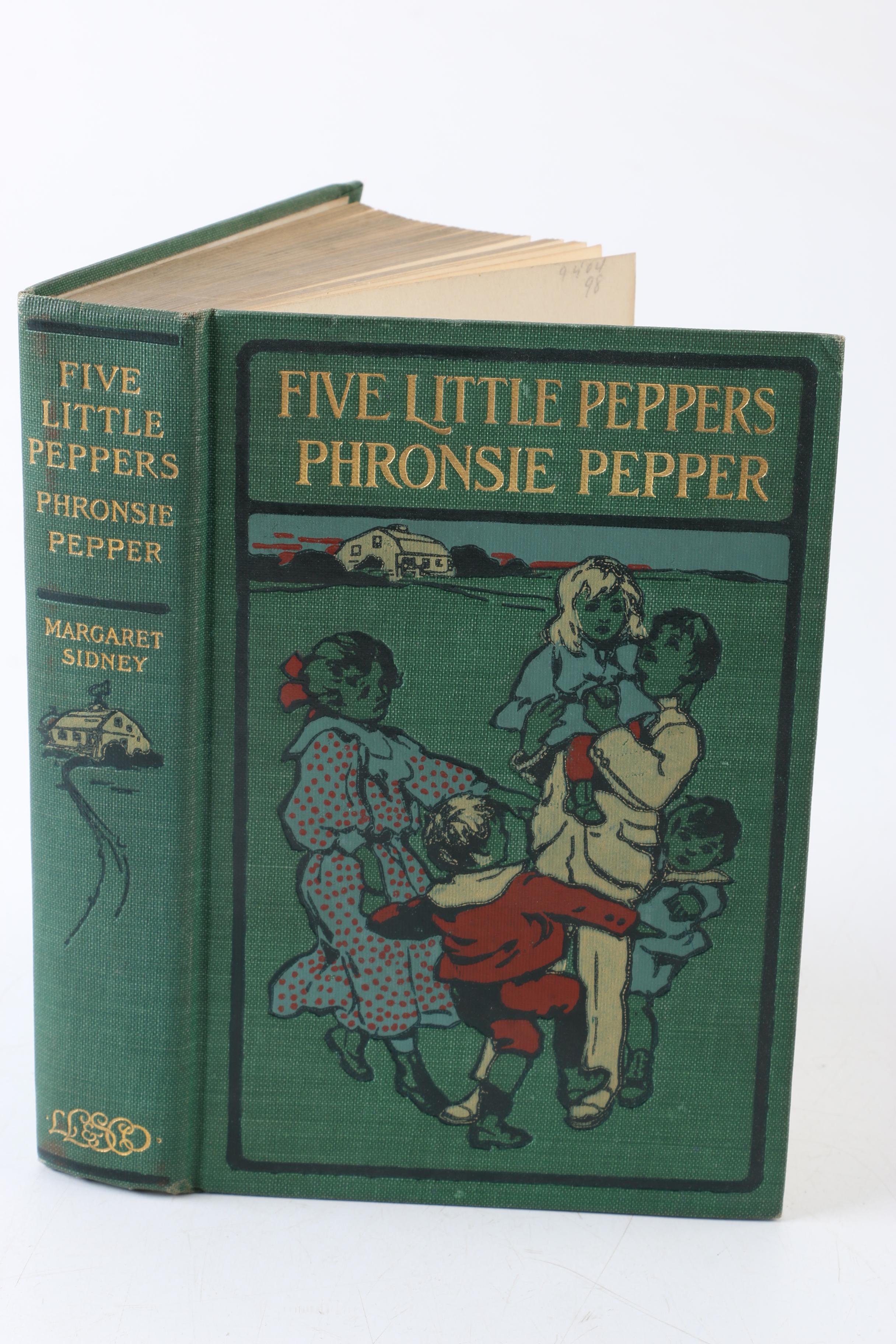 Eleven Antique Margaret Sidney "Five Little Peppers" Series Books