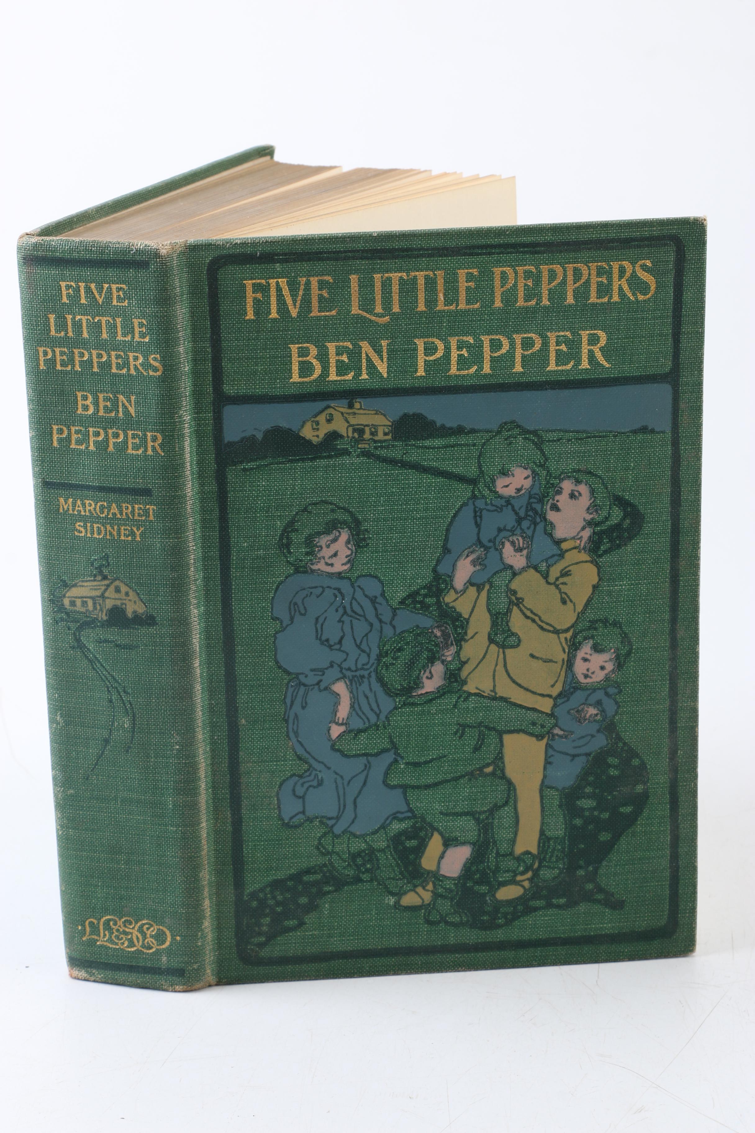 Eleven Antique Margaret Sidney "Five Little Peppers" Series Books