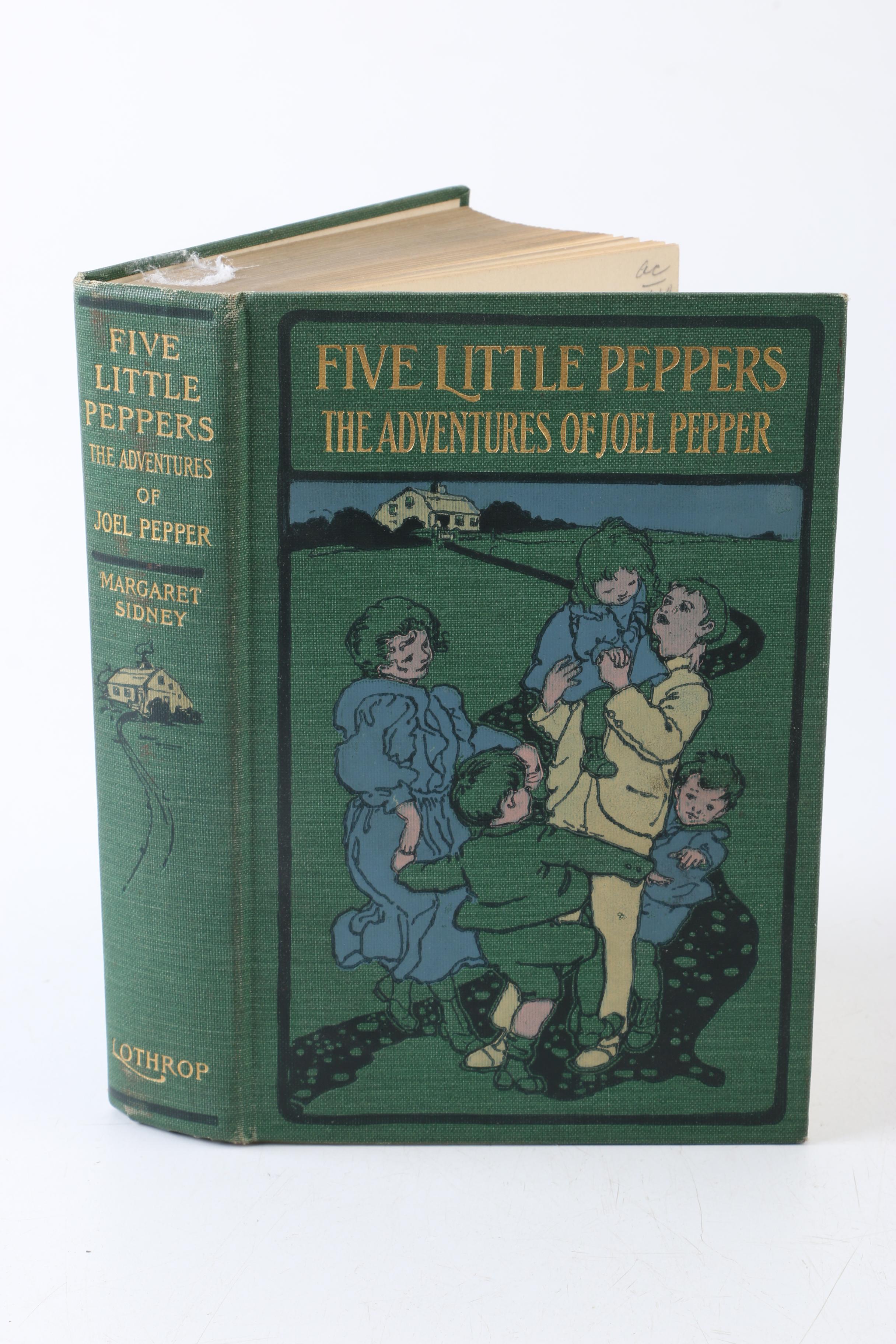 Eleven Antique Margaret Sidney "Five Little Peppers" Series Books