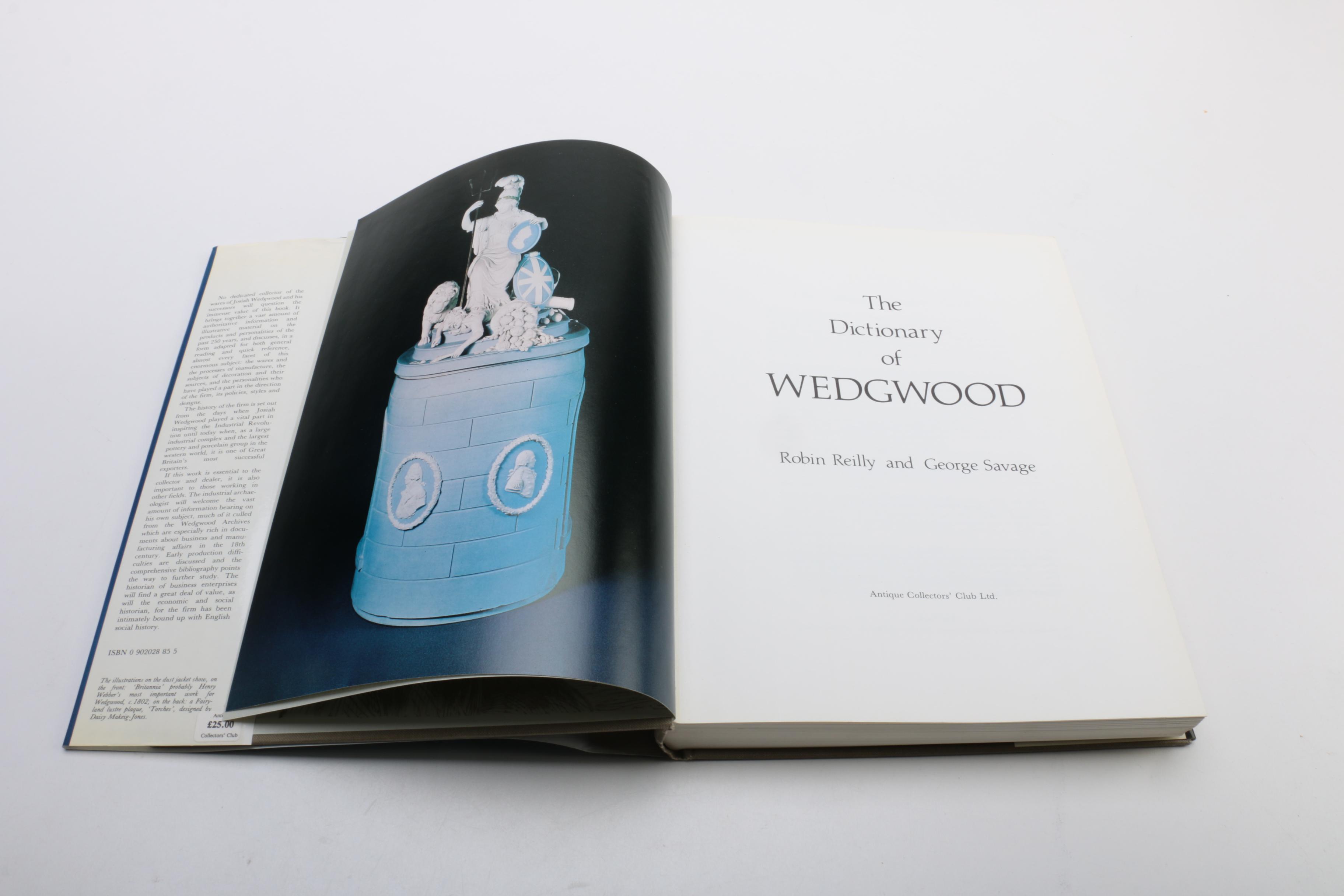 Wedgwood Jasperware Plates and "The Dictionary of Wedgwood" Book