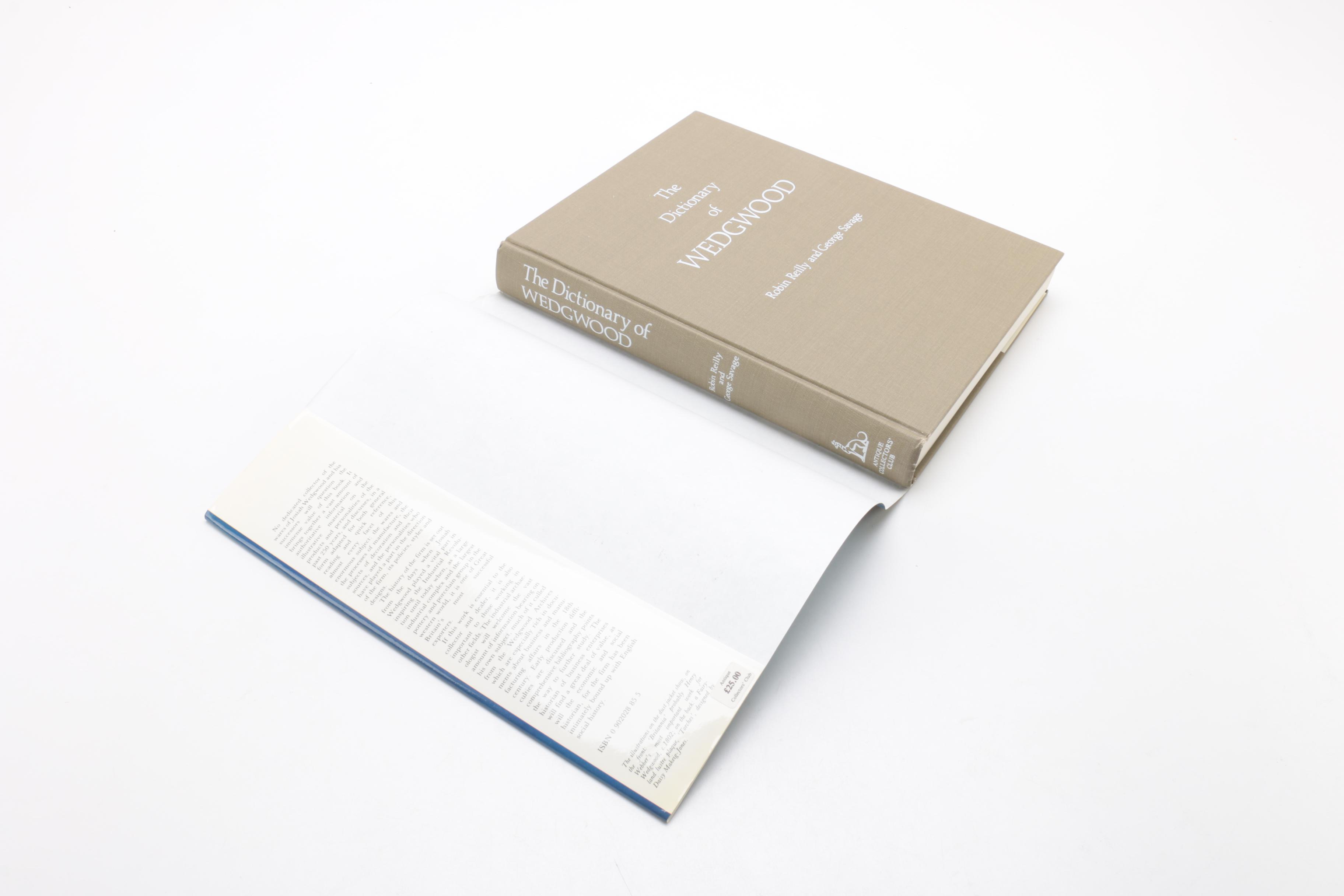 Wedgwood Jasperware Plates and "The Dictionary of Wedgwood" Book